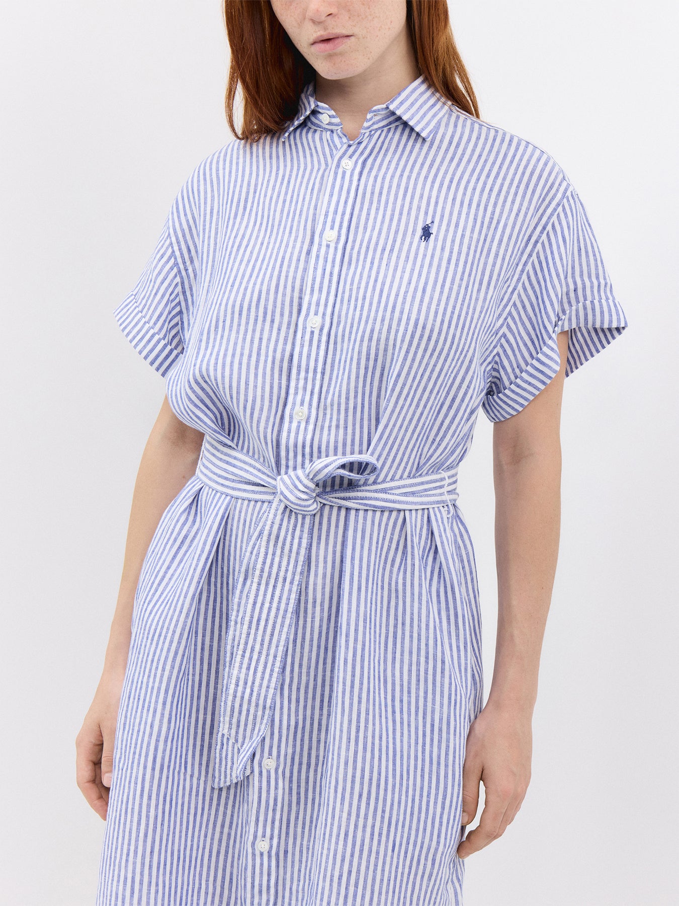 Woven Shirt Dress Dress