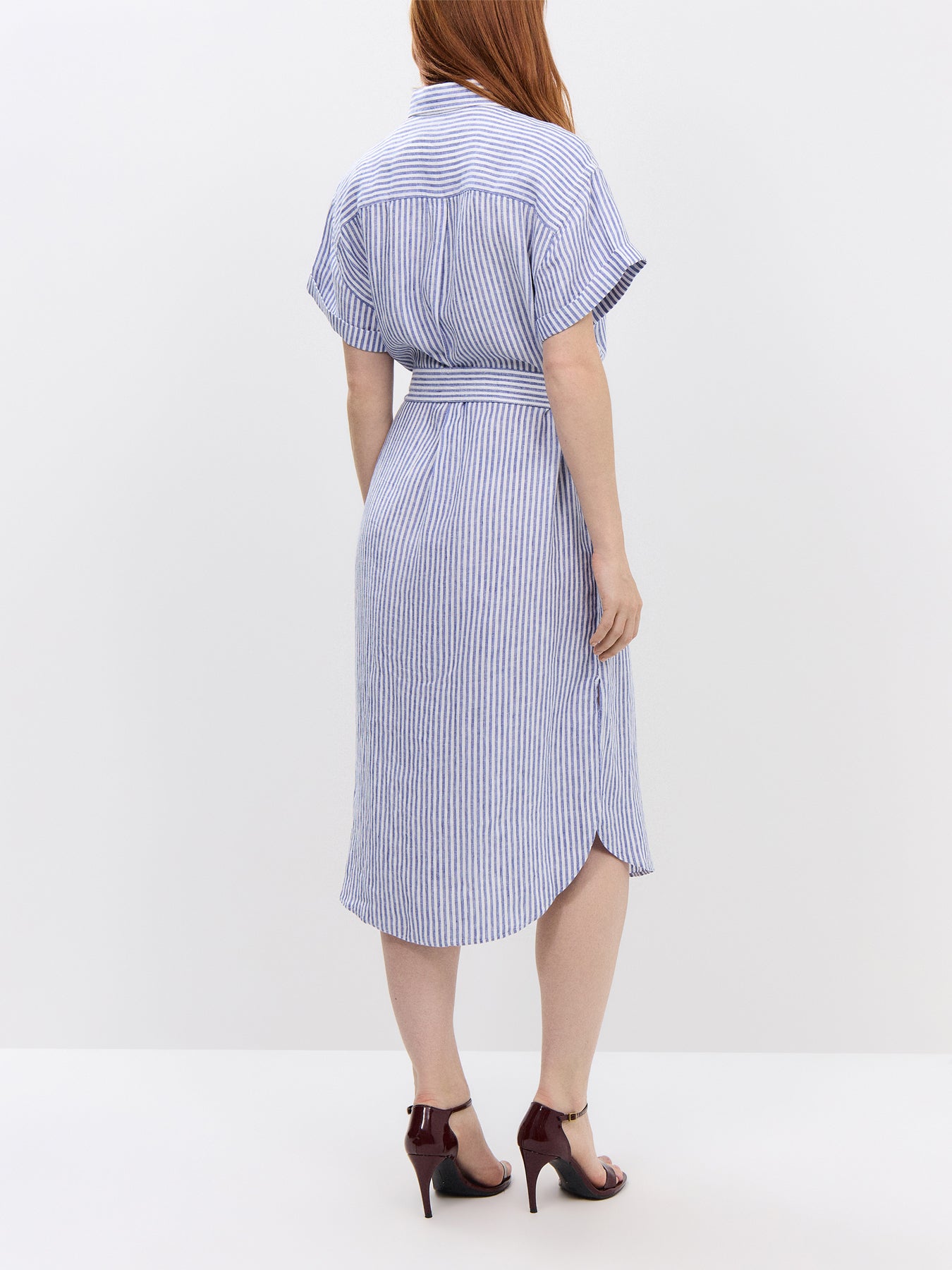 Woven Shirt Dress Dress