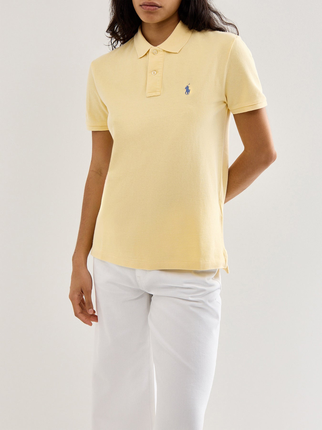 Short Sleeves Knit Polo Small Pony