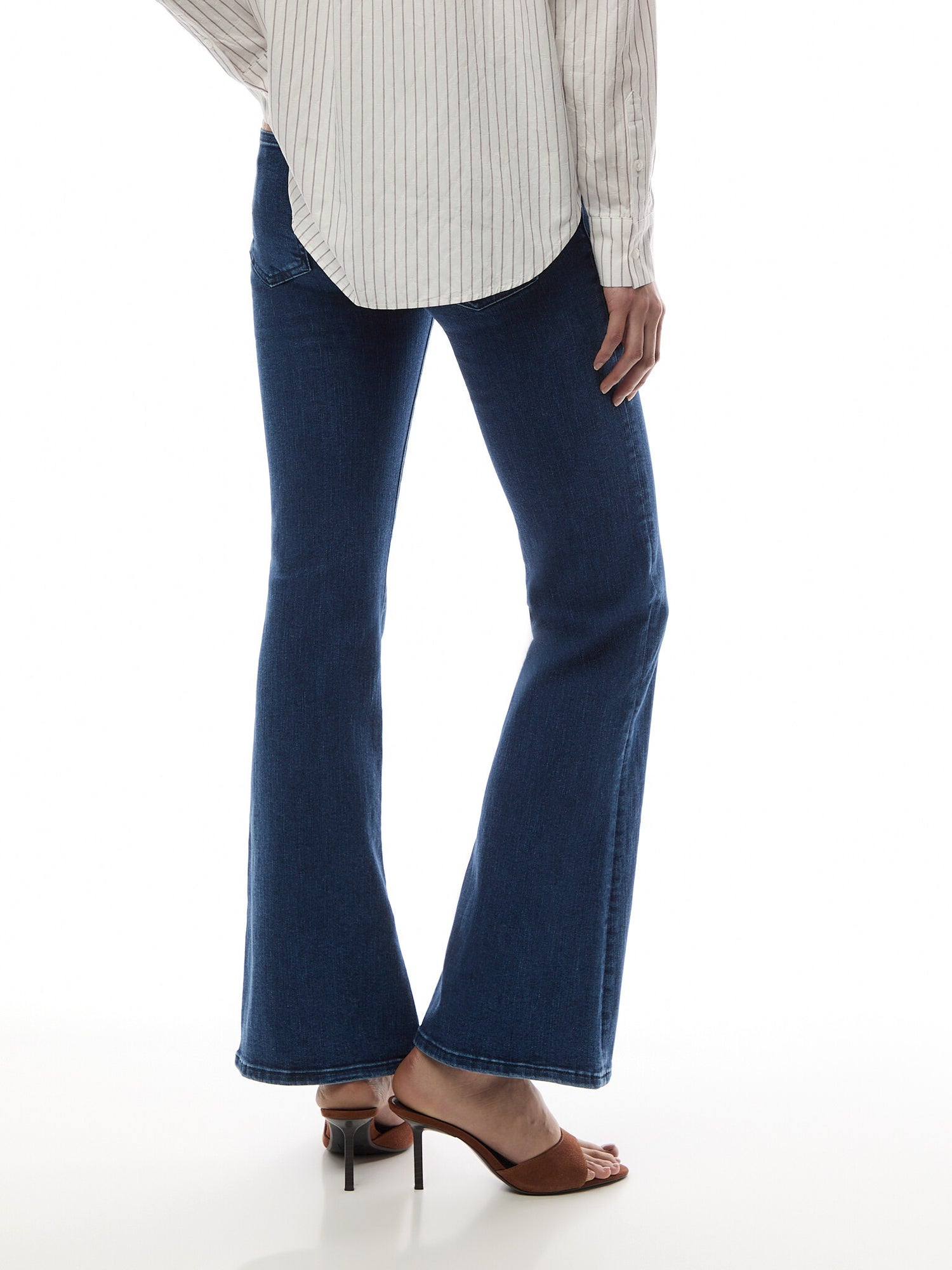 The Icon Mid Rise Flare Jeans