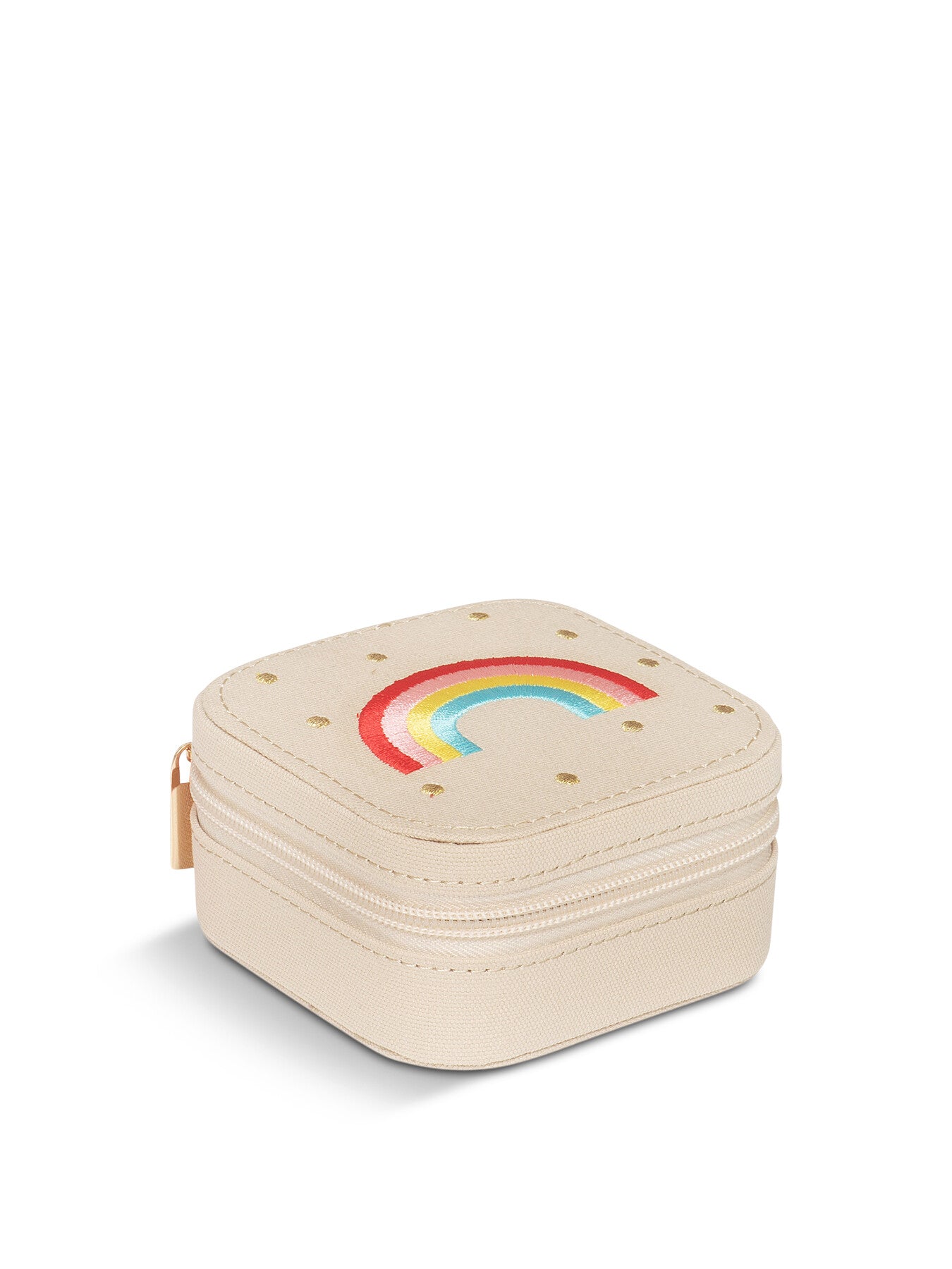 Vintage Rainbow Square Jewellery Box