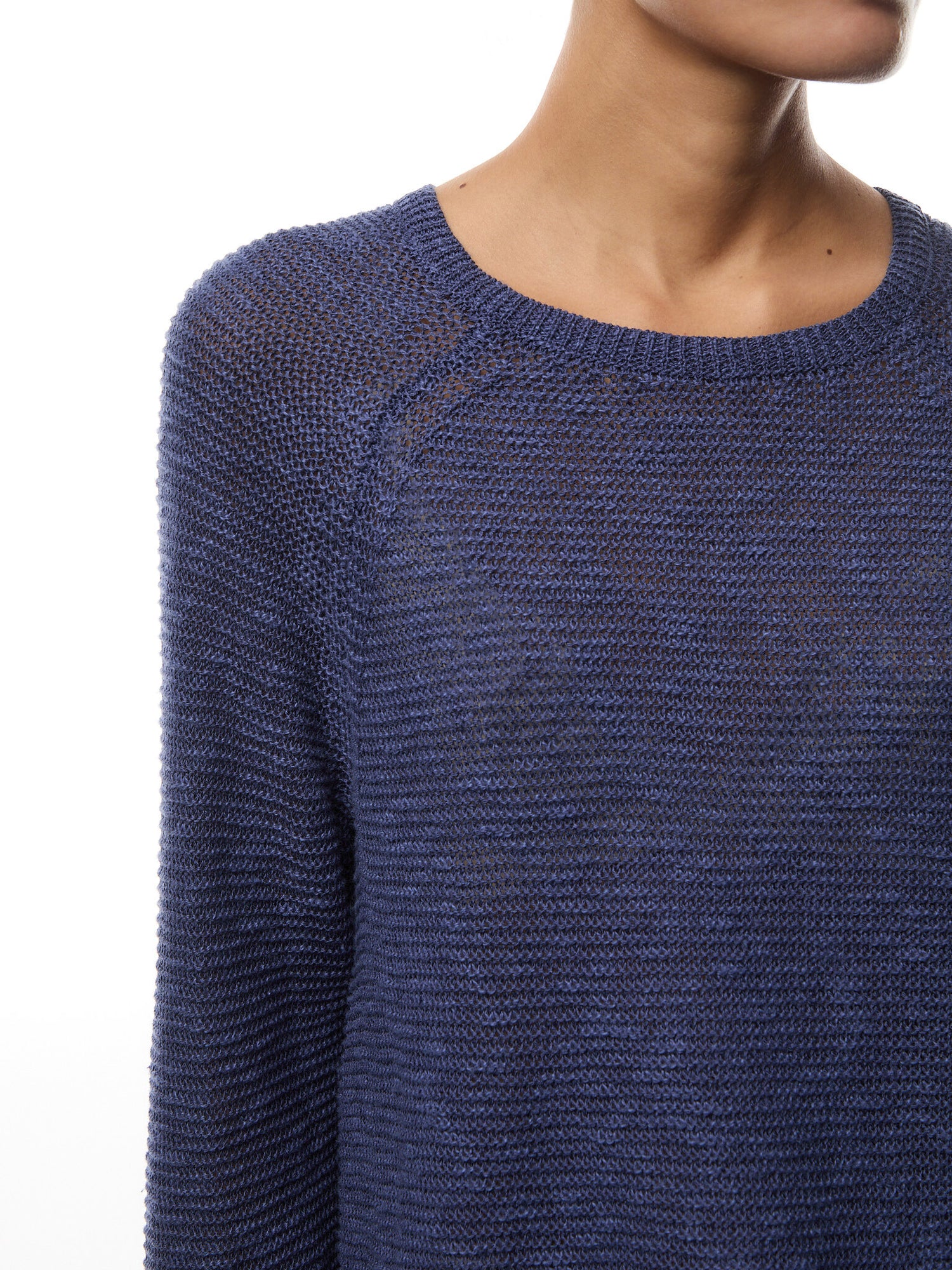 Crew Neck Raglan Sleeve Sweater