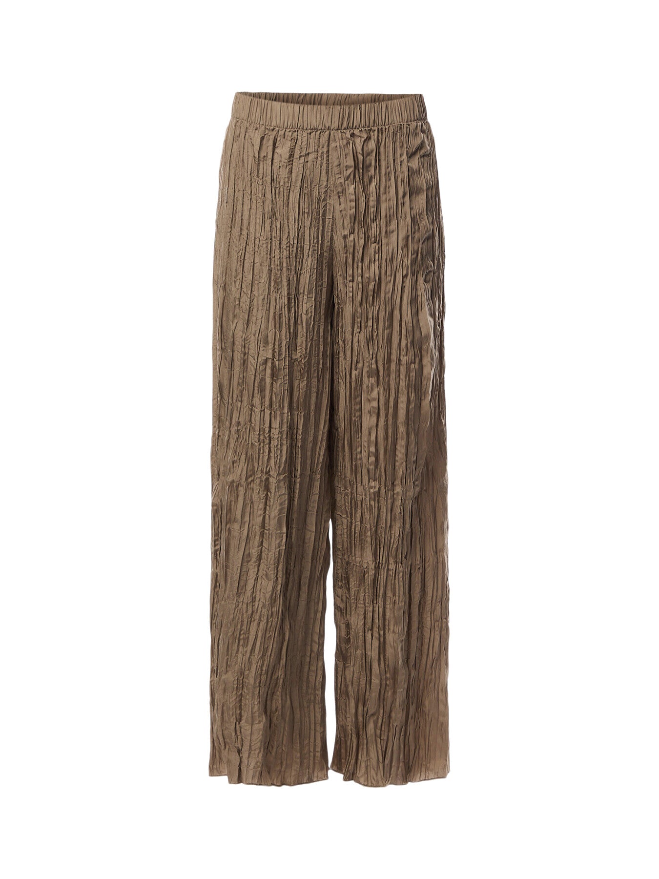 Wide Ankle Pant Crushed Silk