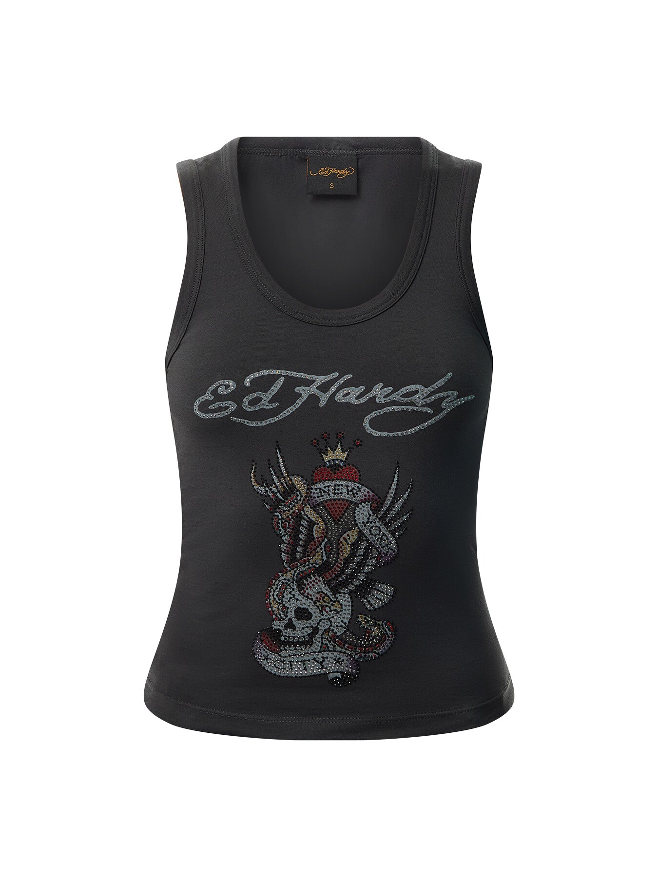 New York City Diamante Cropped Vest