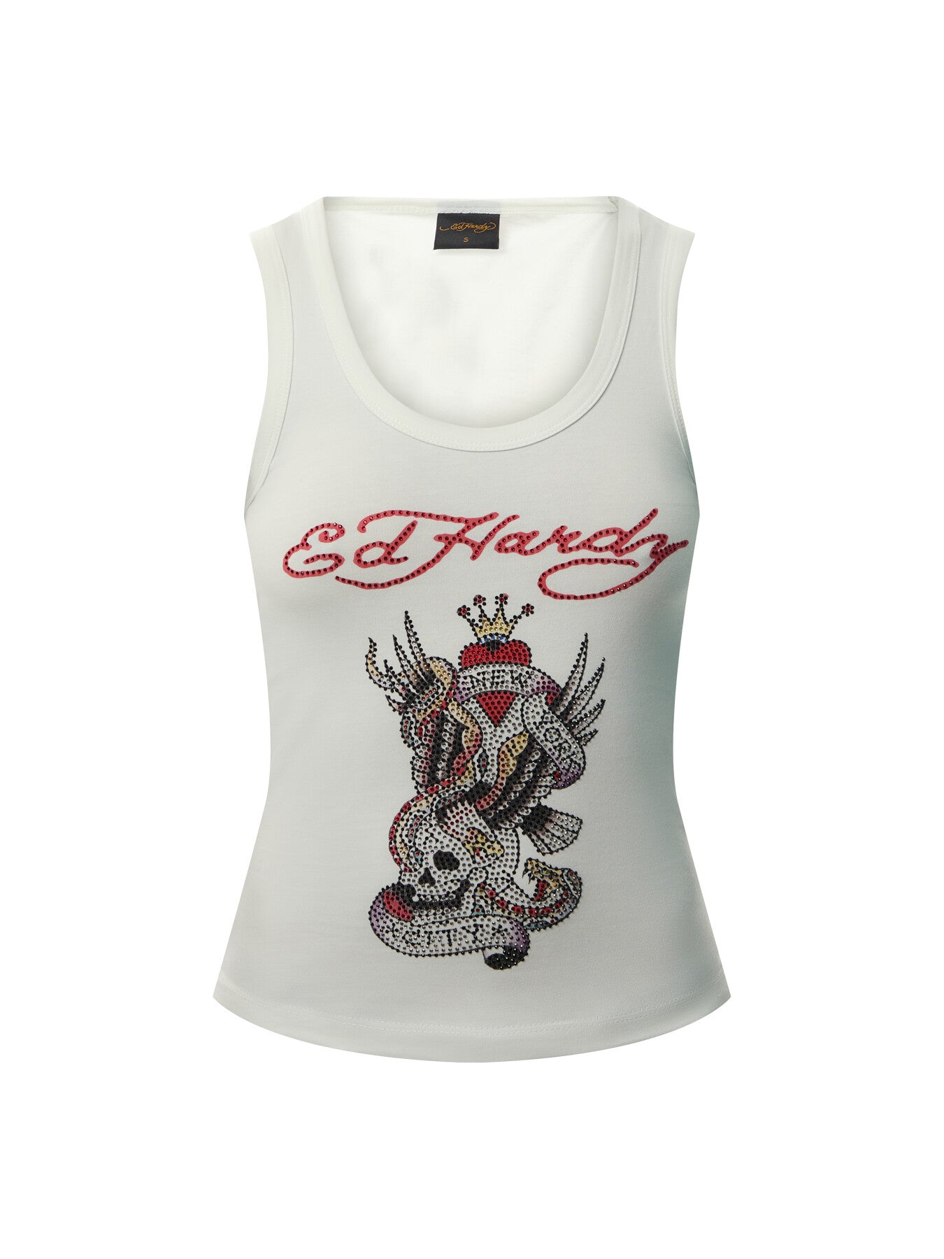 New York City Diamante Cropped Vest