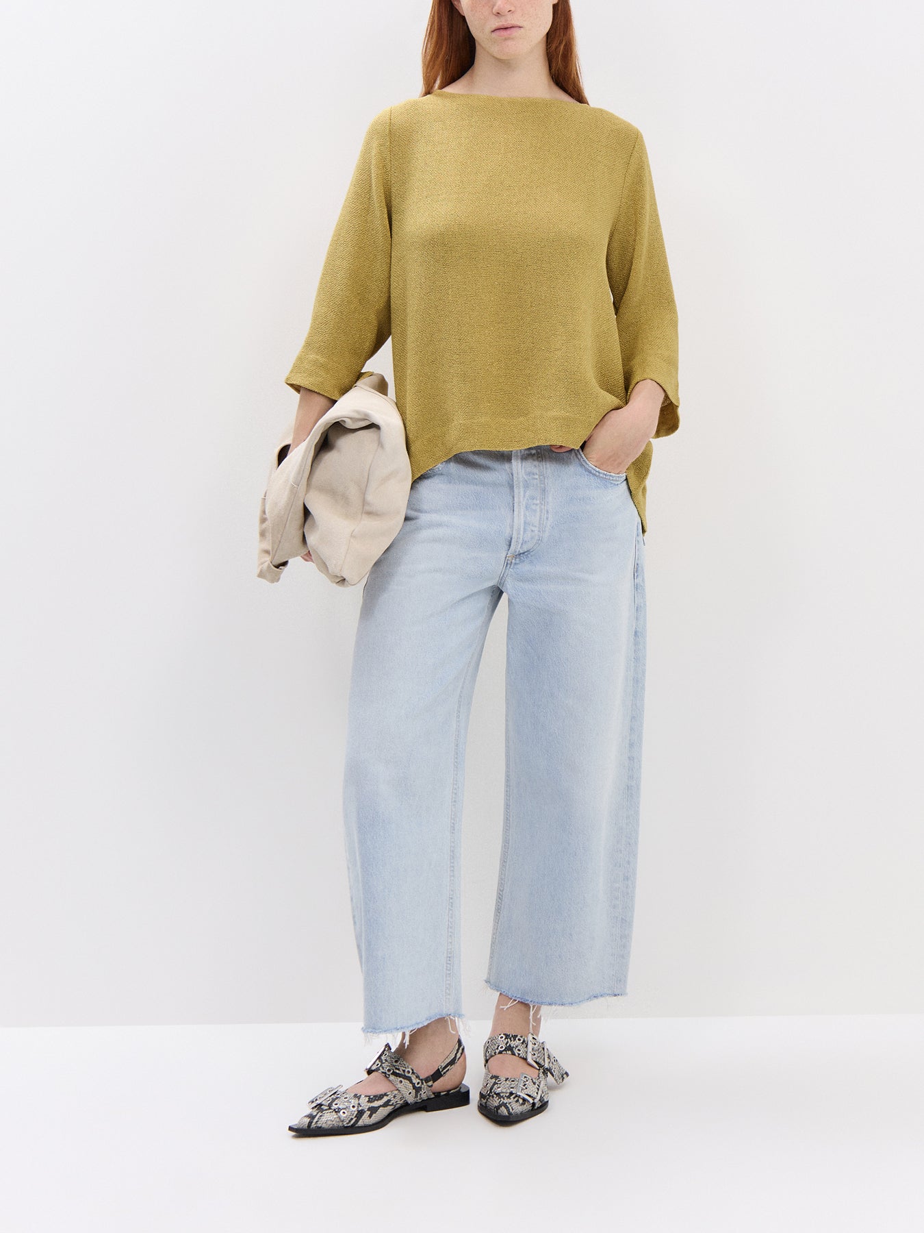 Dovinia 3/4 Sleeve Top