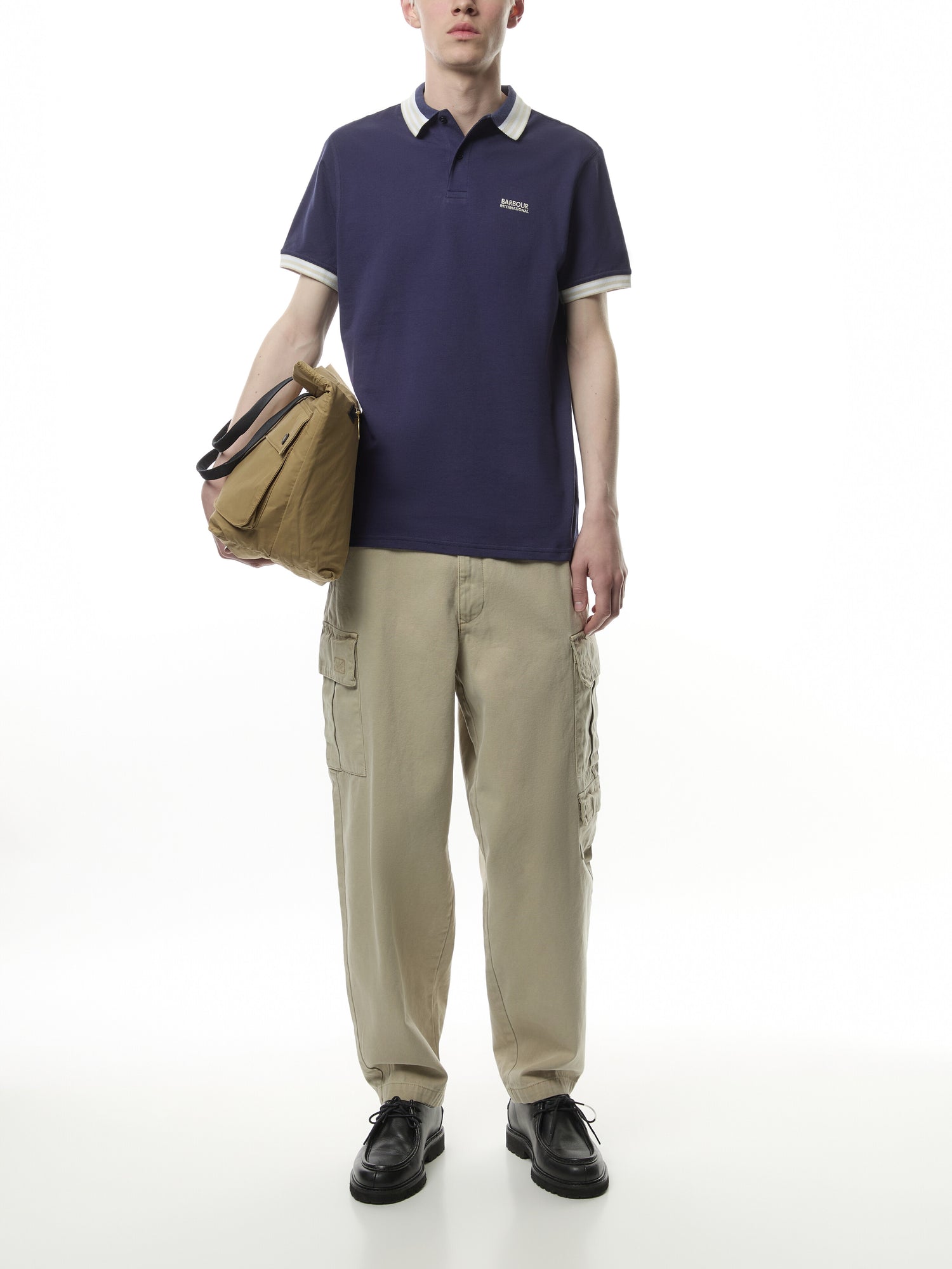 Caleb Multi Tipped Polo Shirt