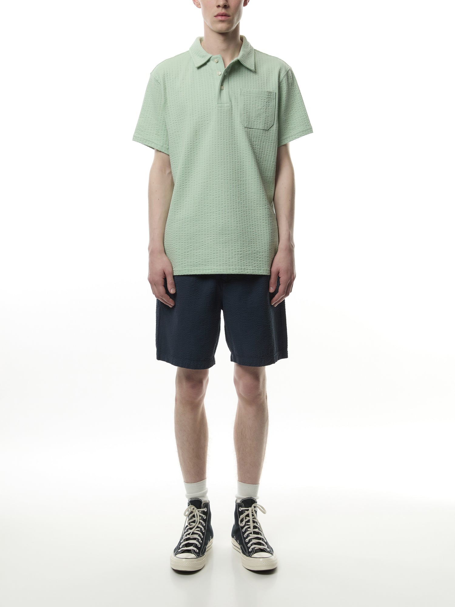 Dymchurch Seersucker Polo Shirt