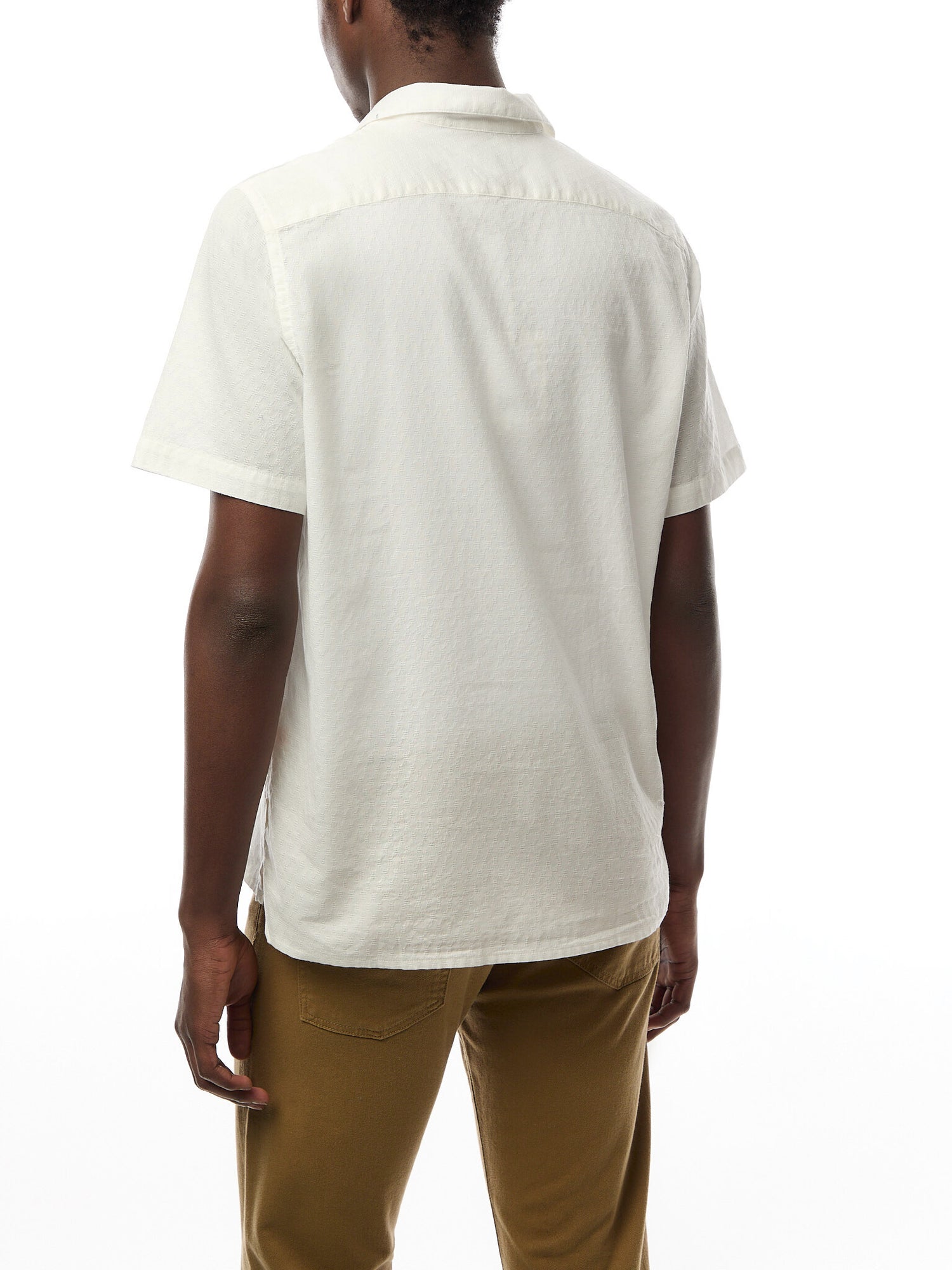 Geo Patern Imbroidered S/S Shirt