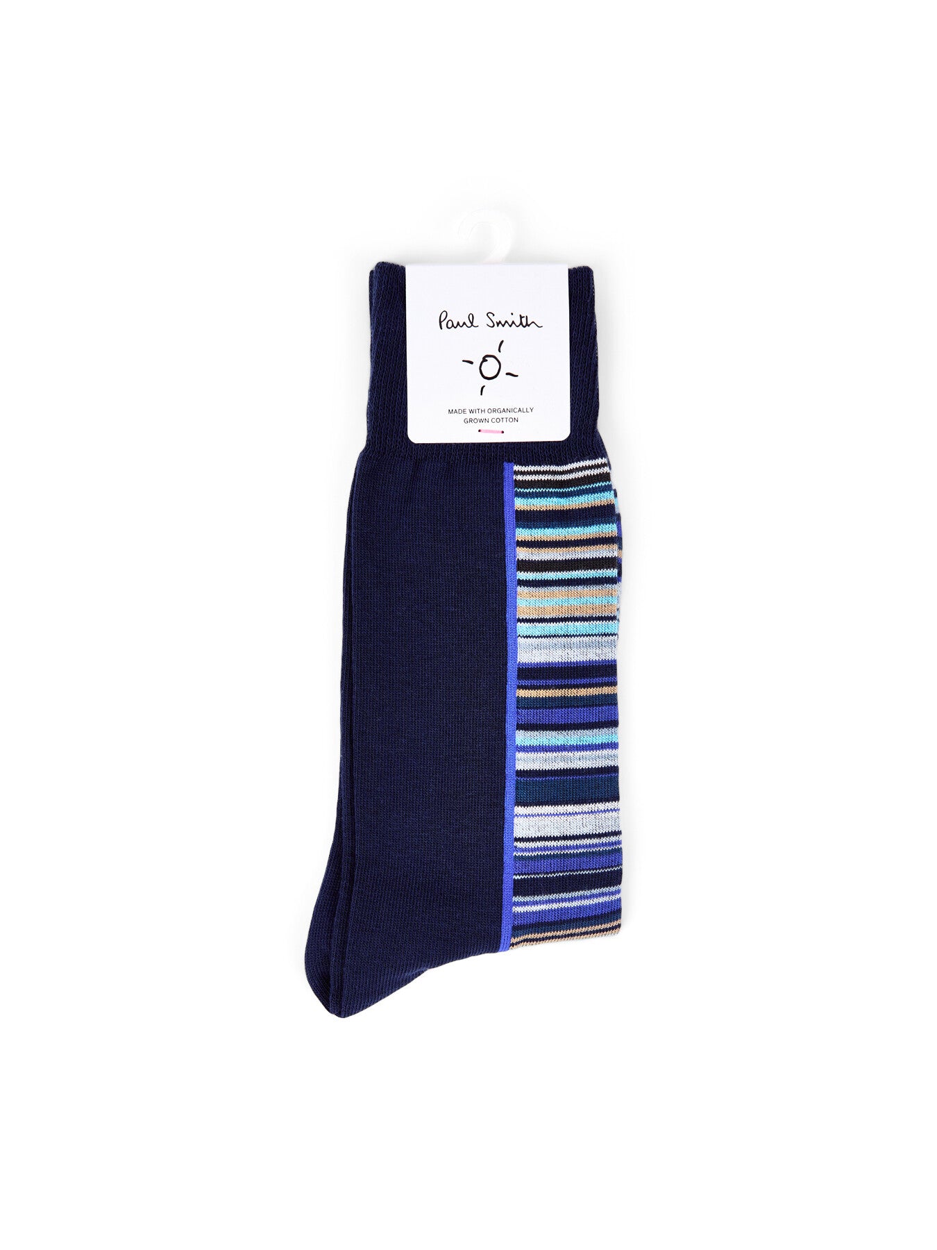 Half Signature Print Crew Socks