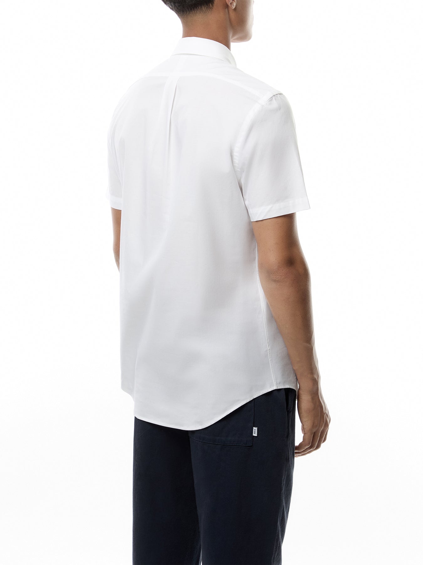 Stretch Poplin Short Sleeves Shirt