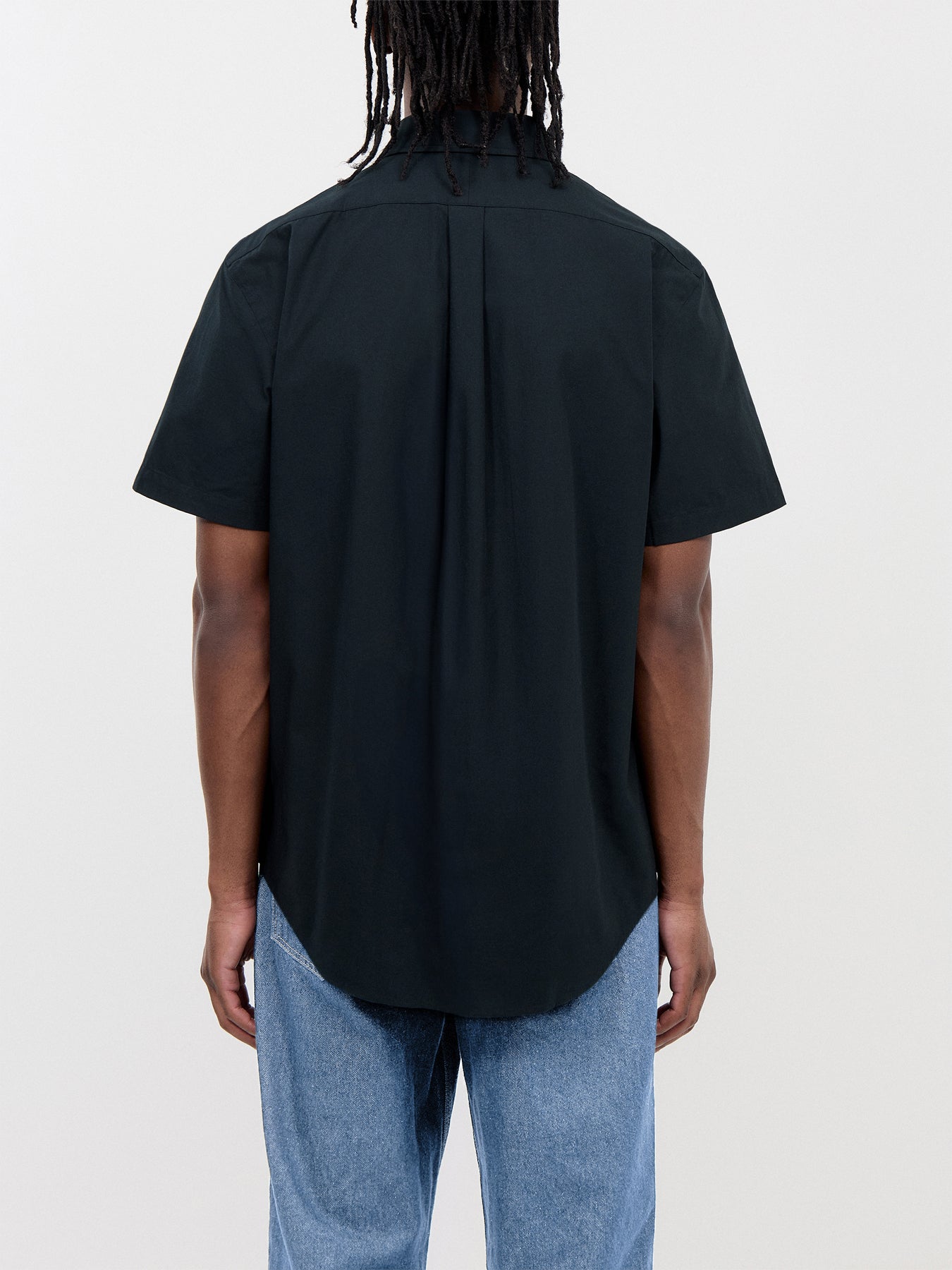 Stretch Poplin Short Sleeves Shirt