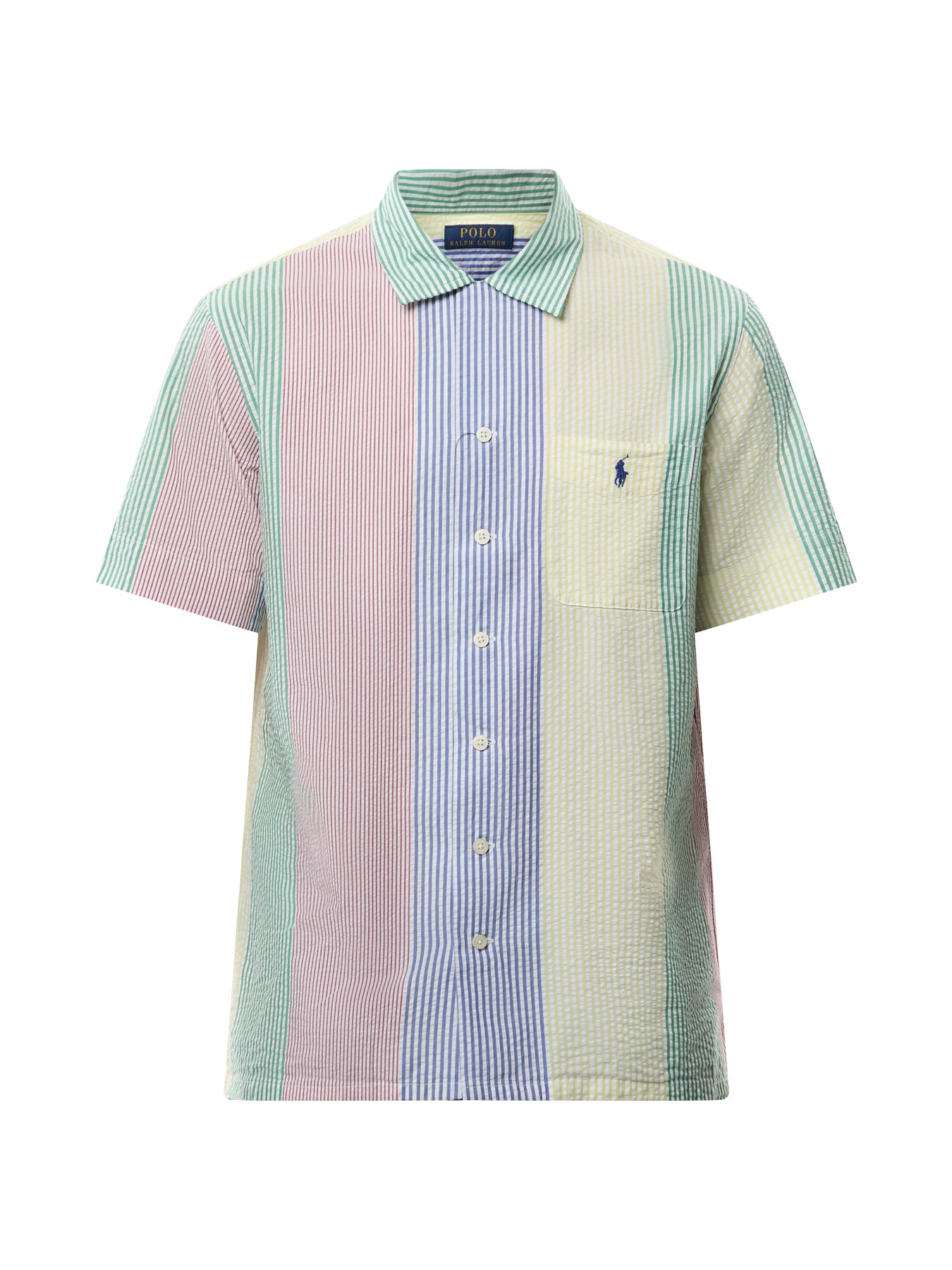 Seersucker Fun Stripe Short Sleeves Shirt