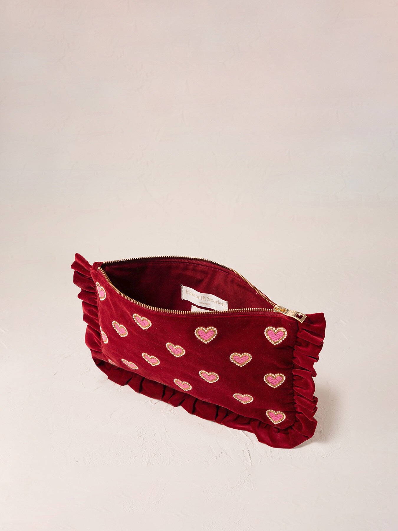 Love Hearts Rouge Velvet Everyday Pouch