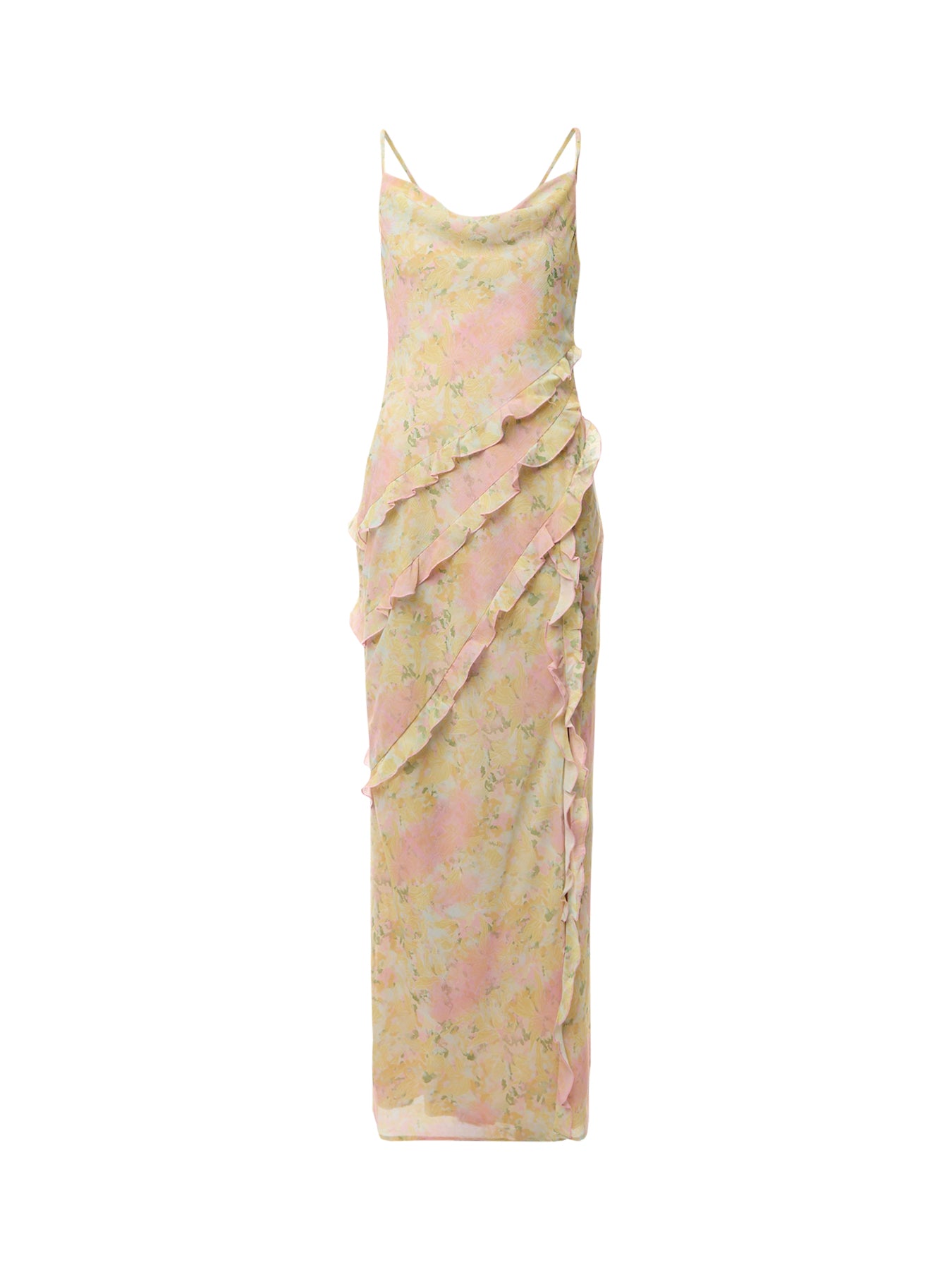 Constance Ruffle Maxi Dress