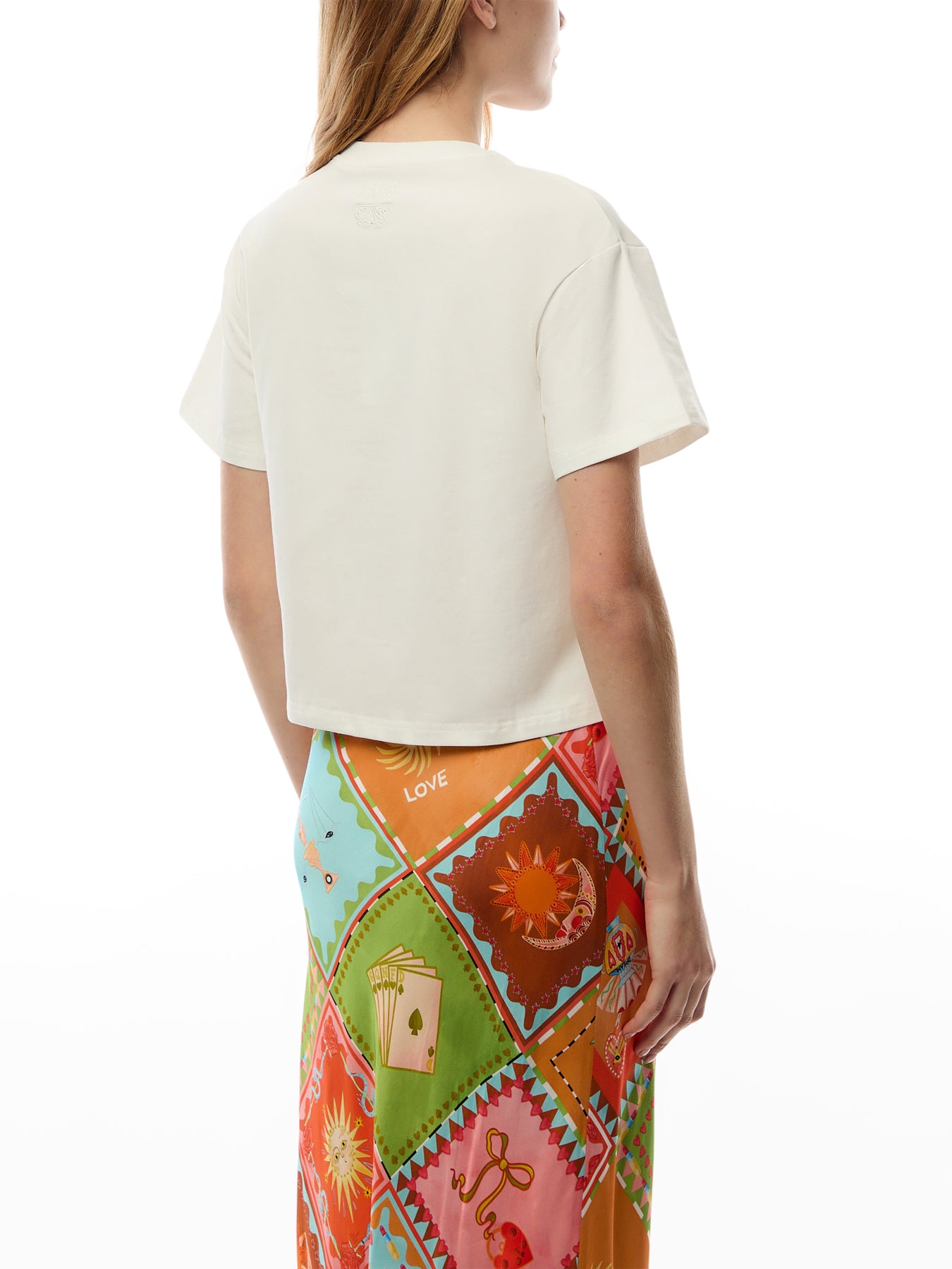 Embroidered Palm Boob T Shirt