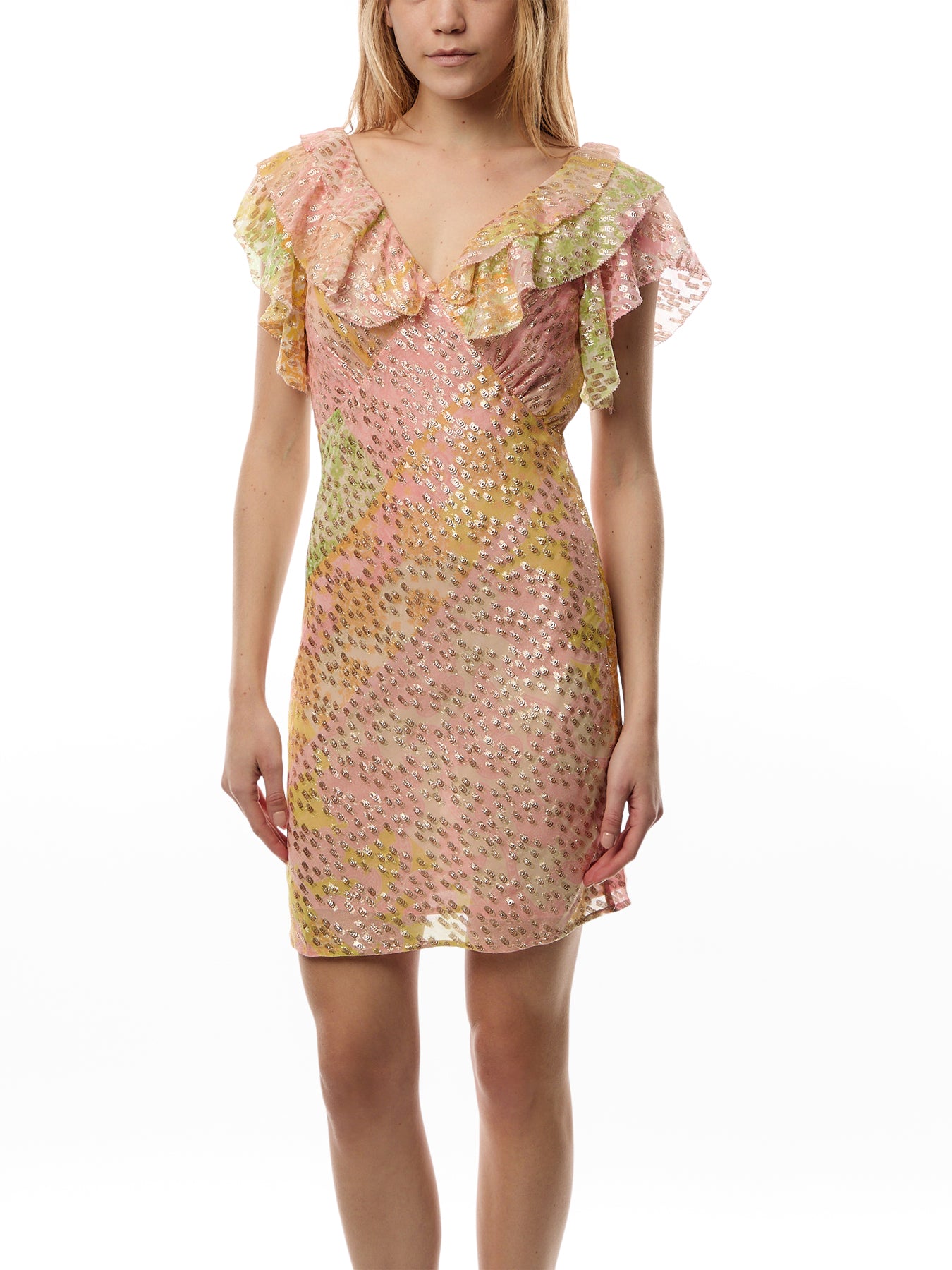 Pink Boho Mini Tilda Dress