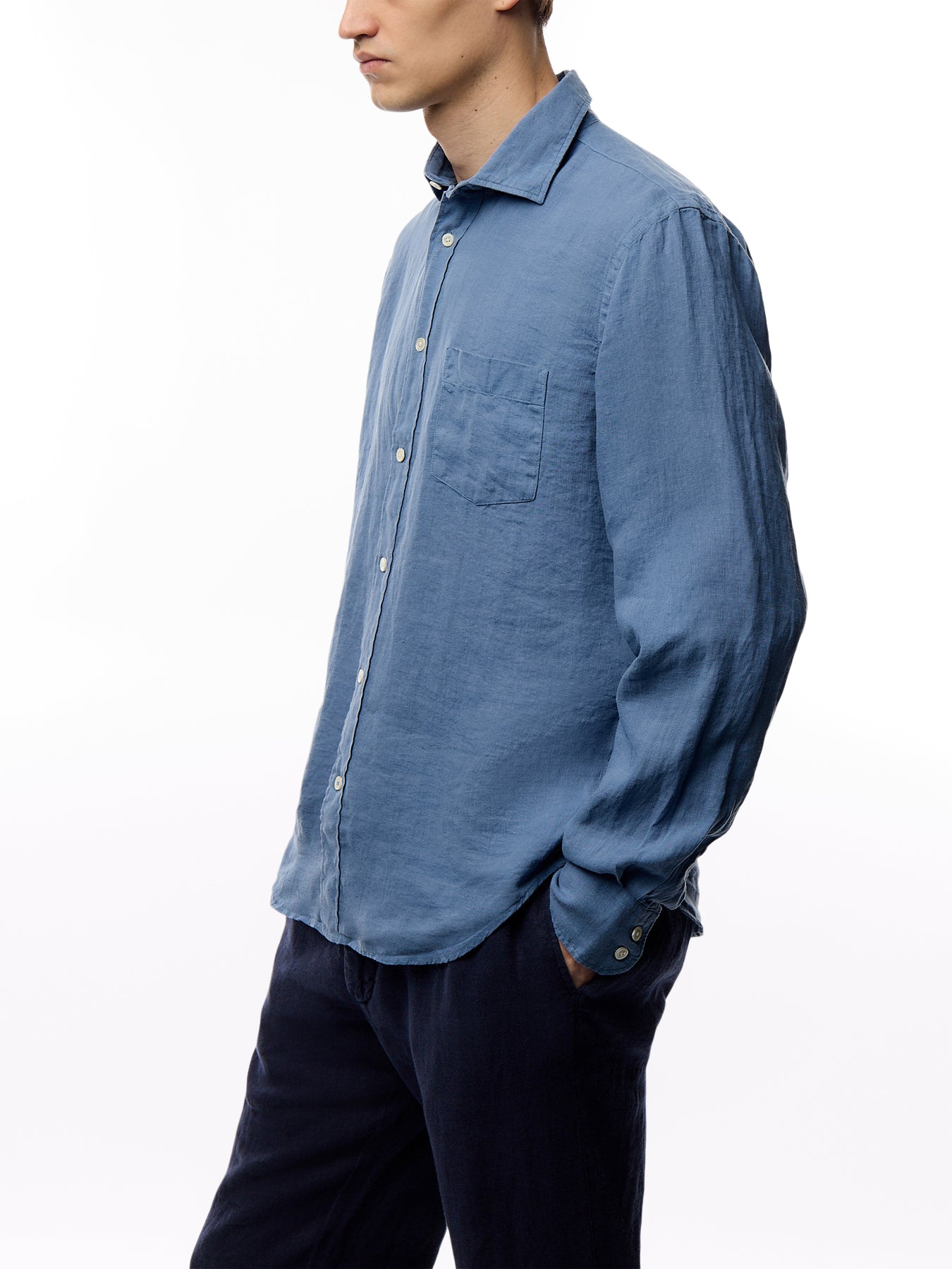 Classic Linen Paul Pat Woven Shirt