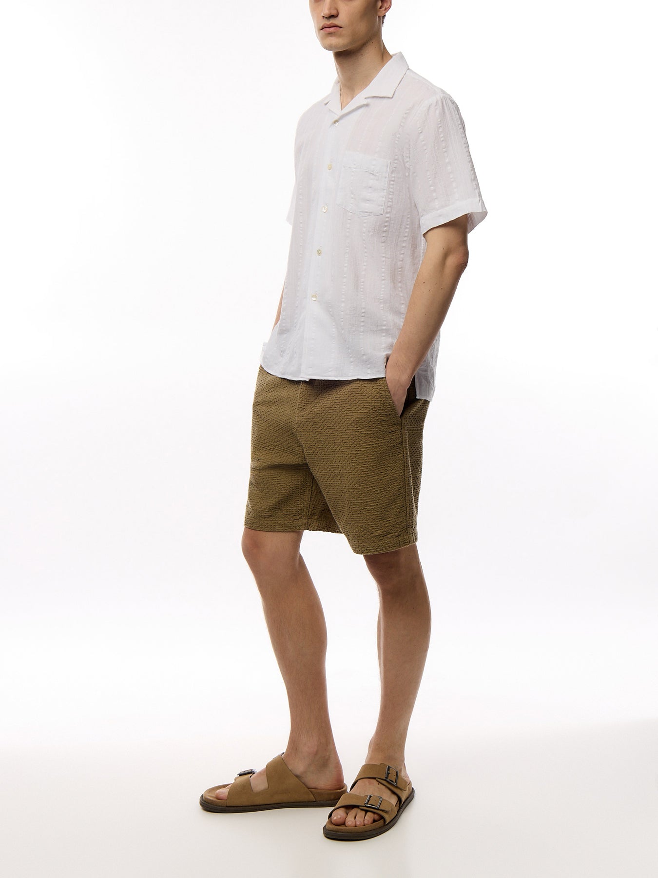 Dobby Paul Pat Men Woven Shirt