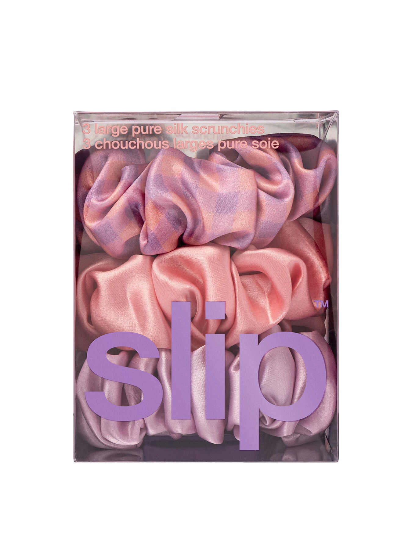 Pure Silk Large Scrunchies Belleflower