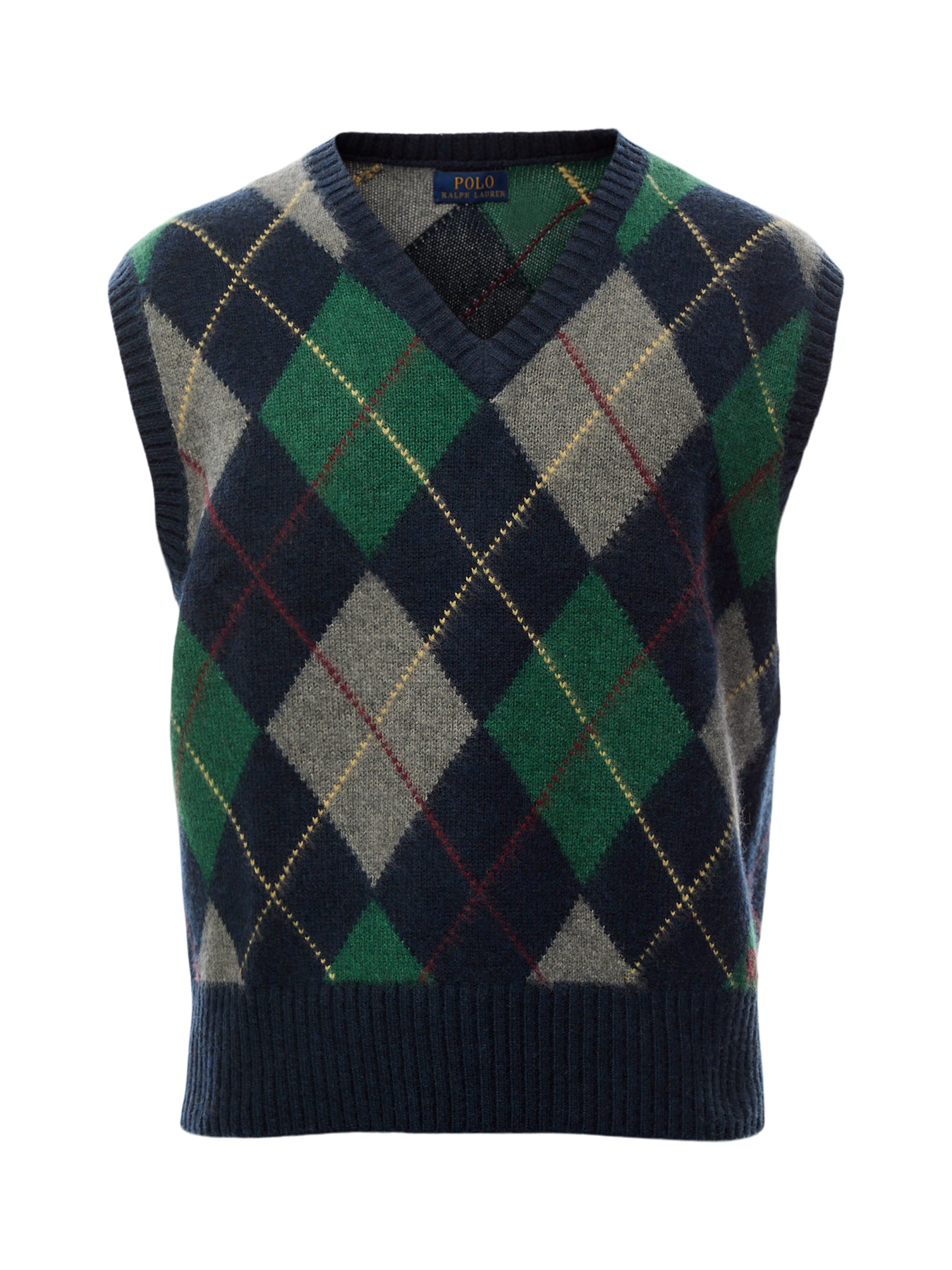 Argyle Sleeveless Knit