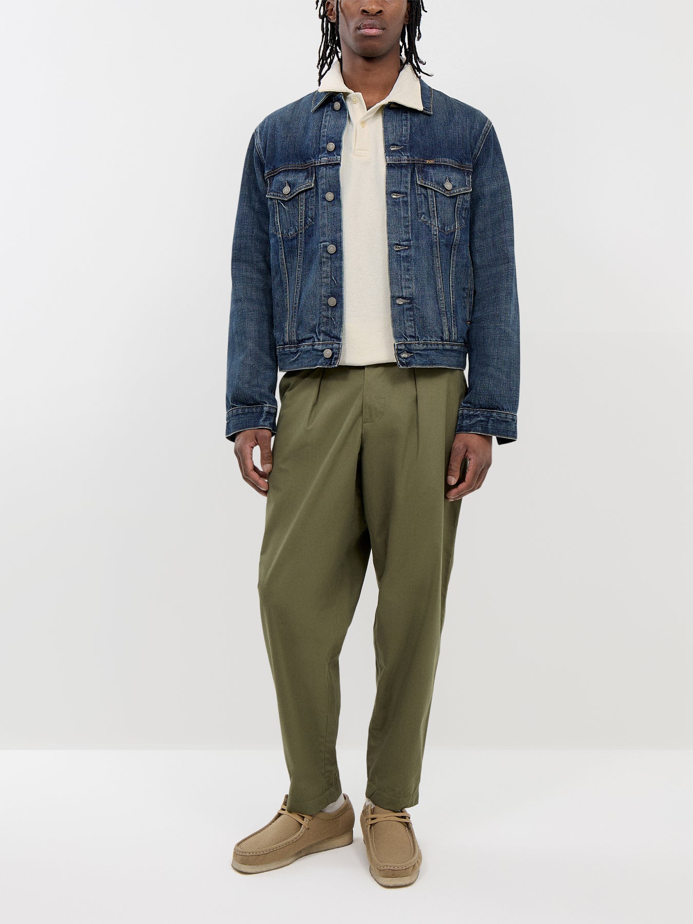 Loopback Terry Polo Top