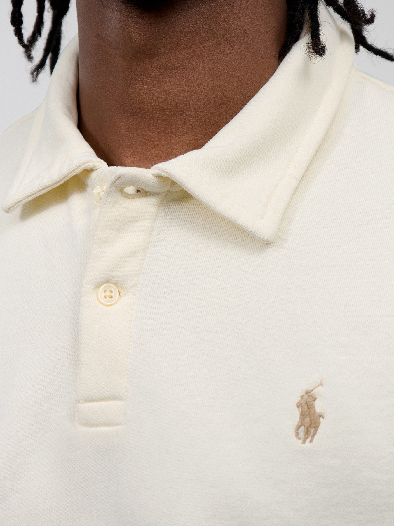 Loopback Terry Polo Top