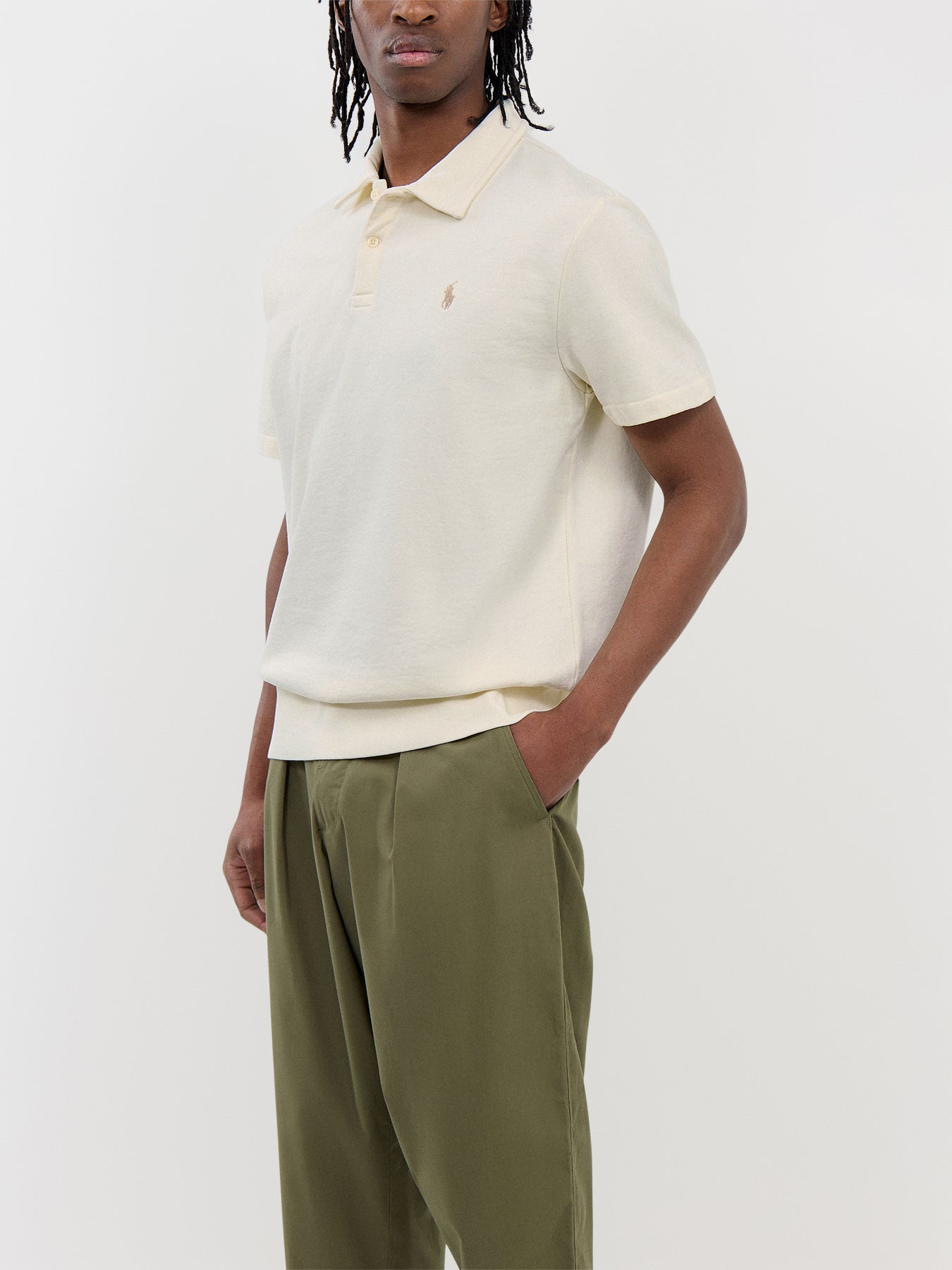 Loopback Terry Polo Top