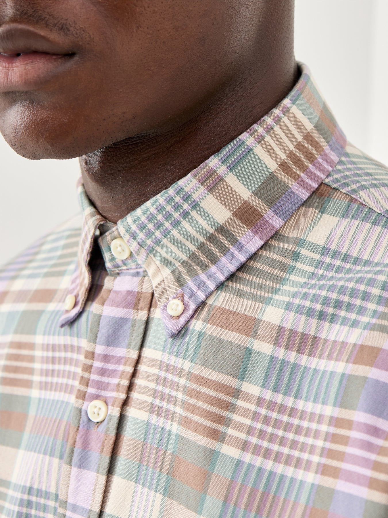 Custom Fit Check Oxford Shirt