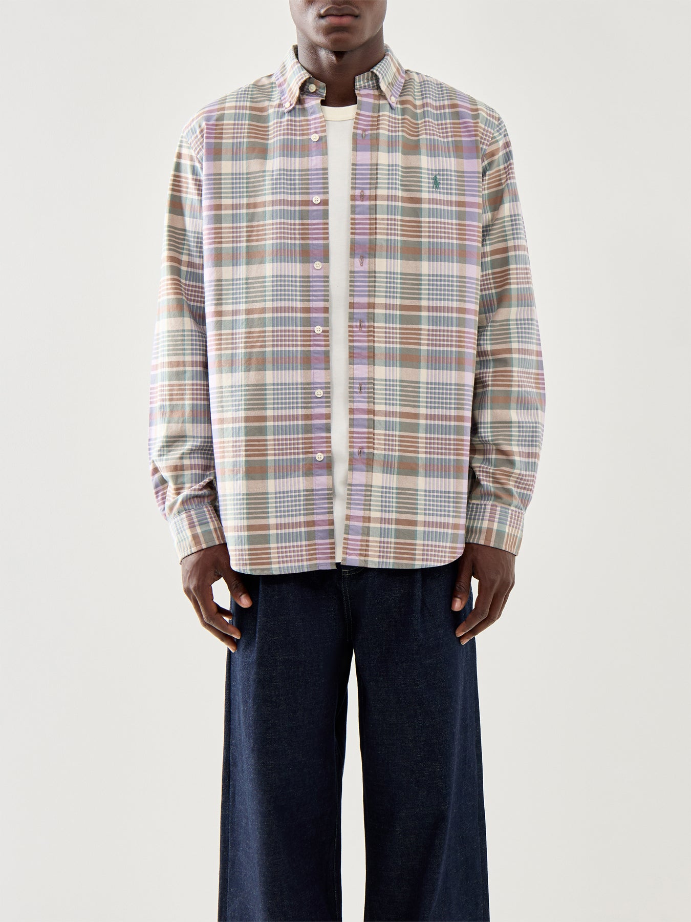 Custom Fit Check Oxford Shirt