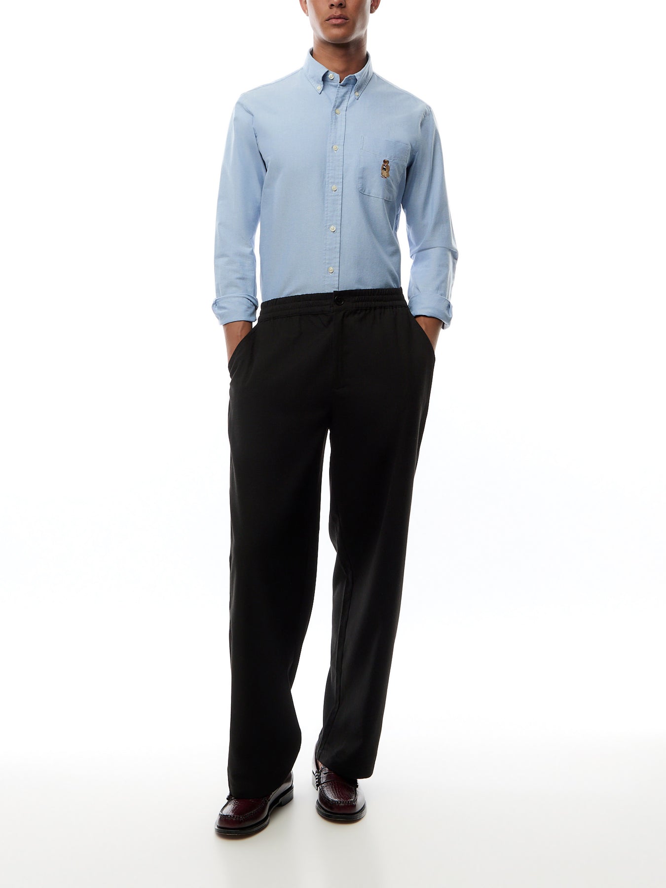 Custom Fit Bear Oxford Shirt