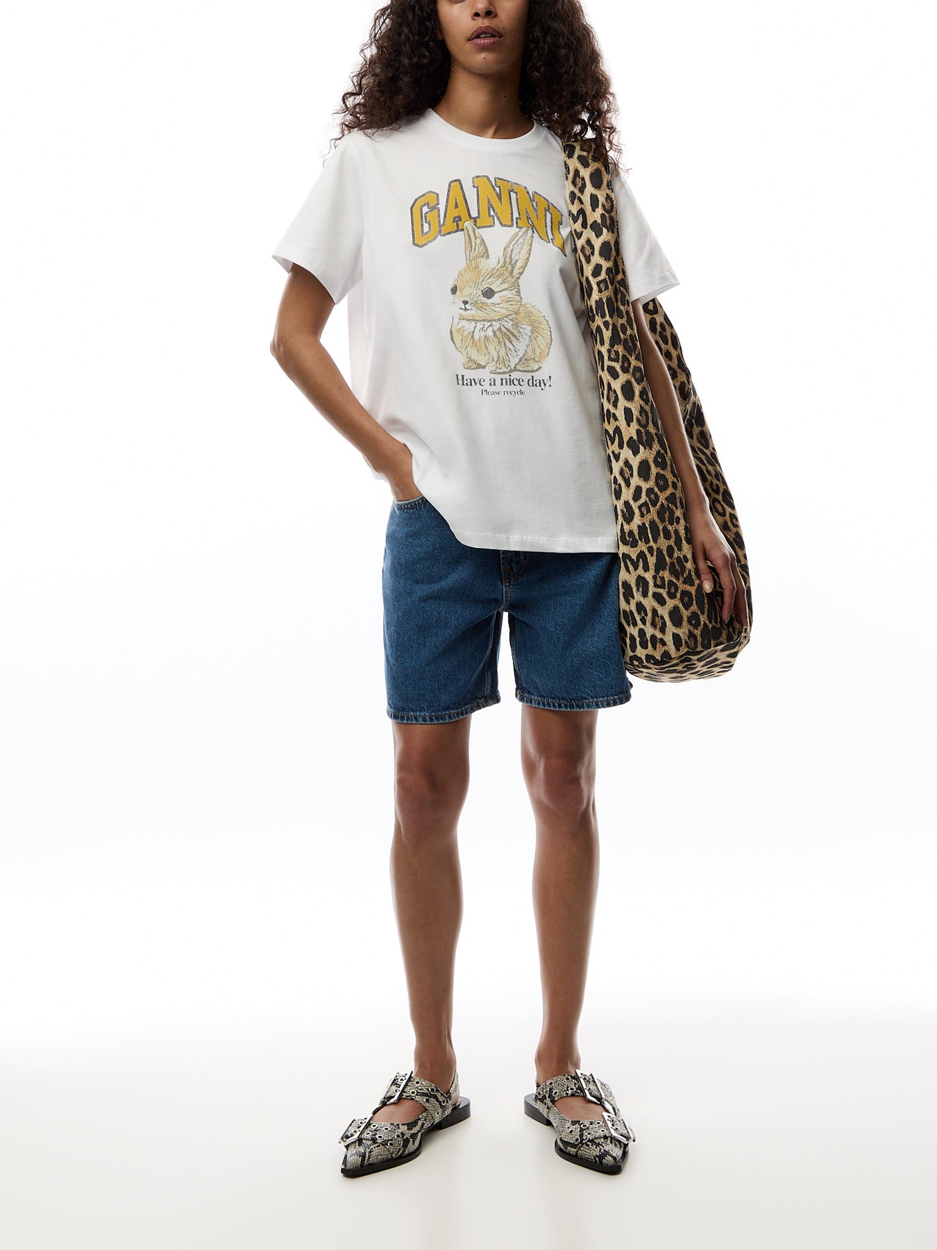 Basic Jersey Bunny Relaxed T-Shirt