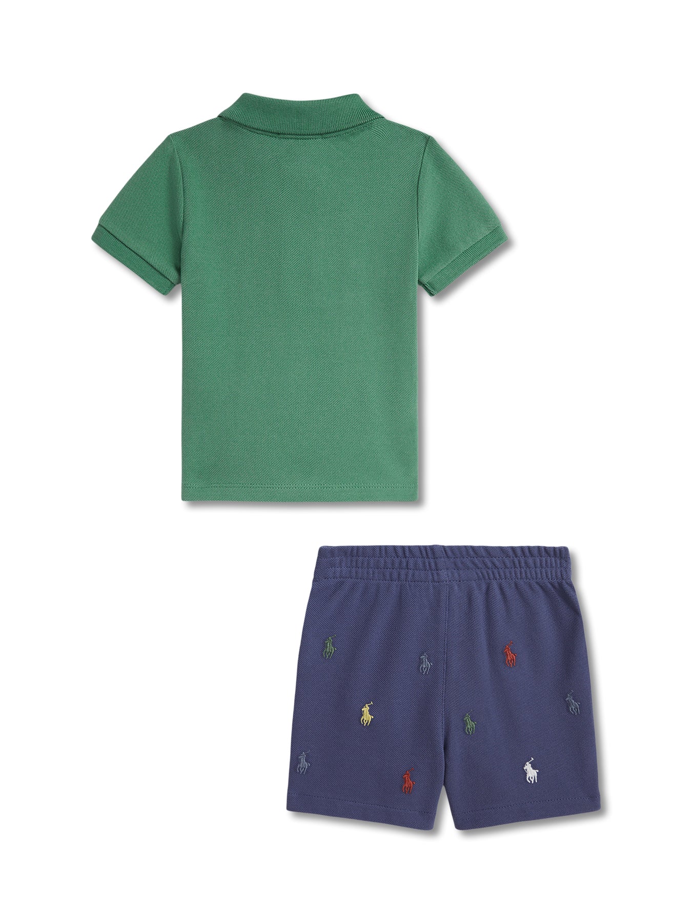 Cotton Green Short Sleeve Shirt and Short Set