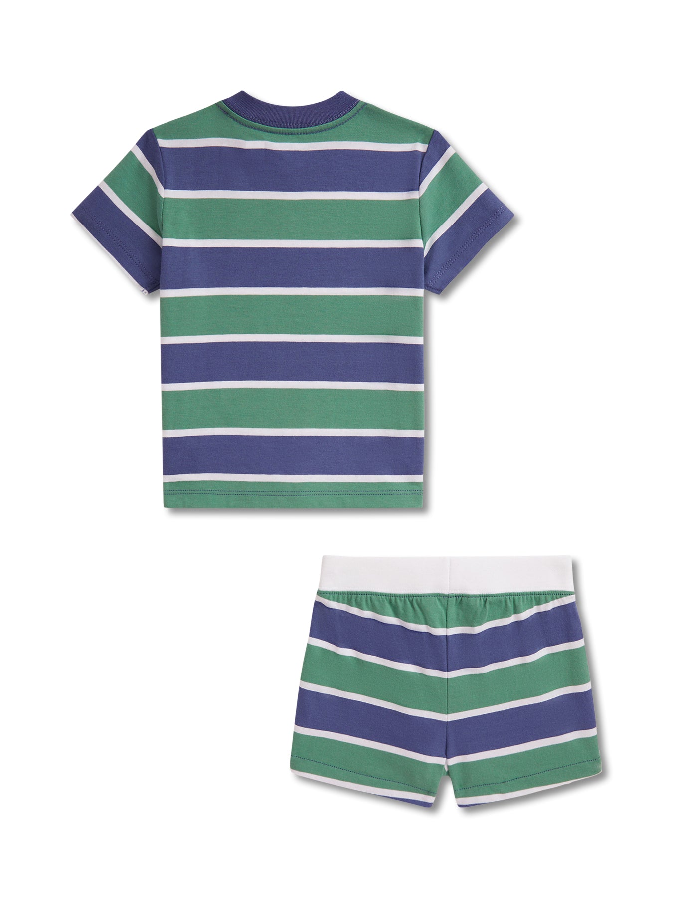Polo Bear Striped Jersey T-Shirt and Shorts Set