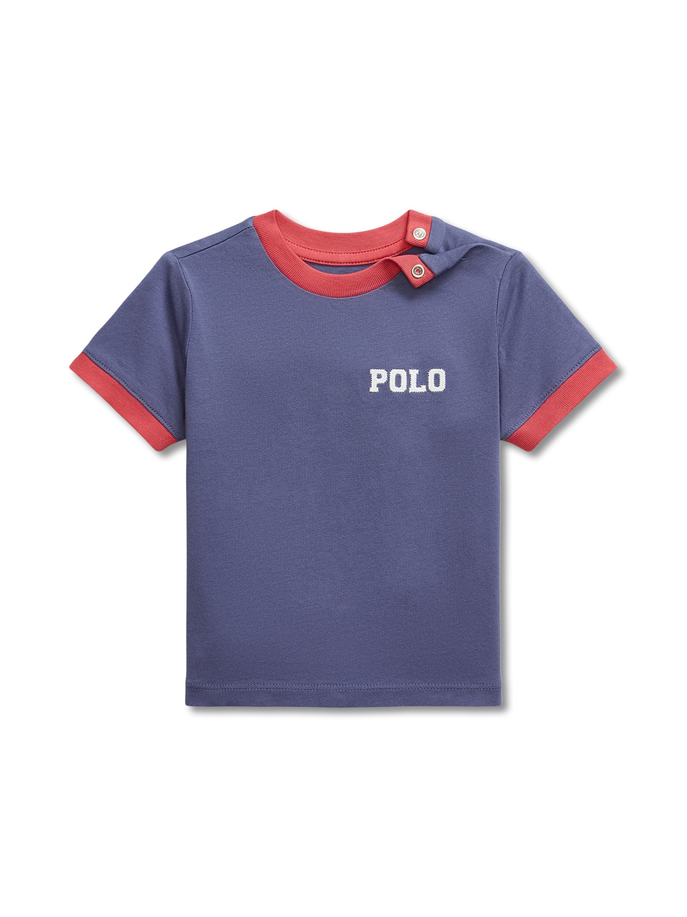 Ringer Knit Blue T-Shirt