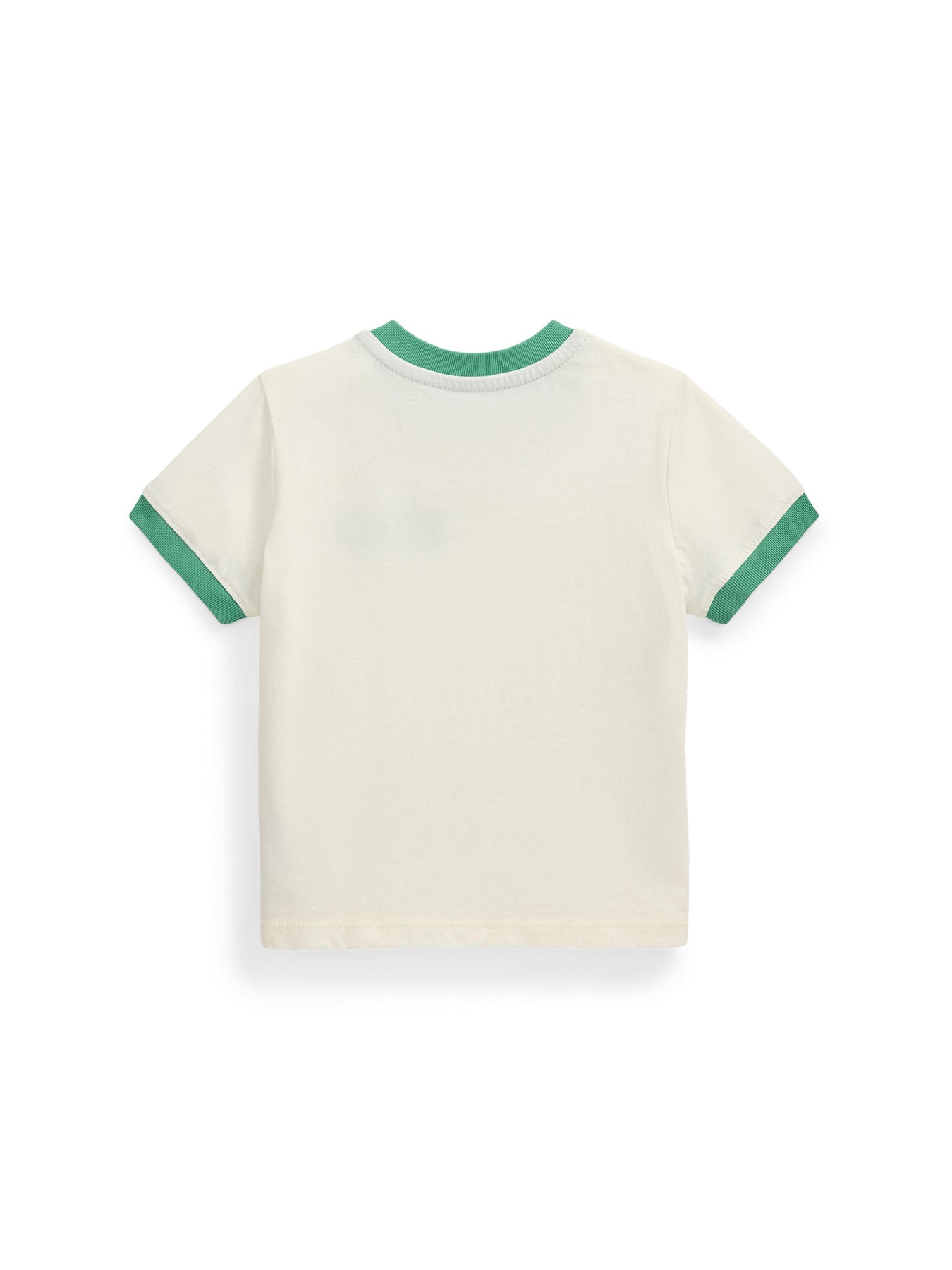Ringer Knit White T-Shirt