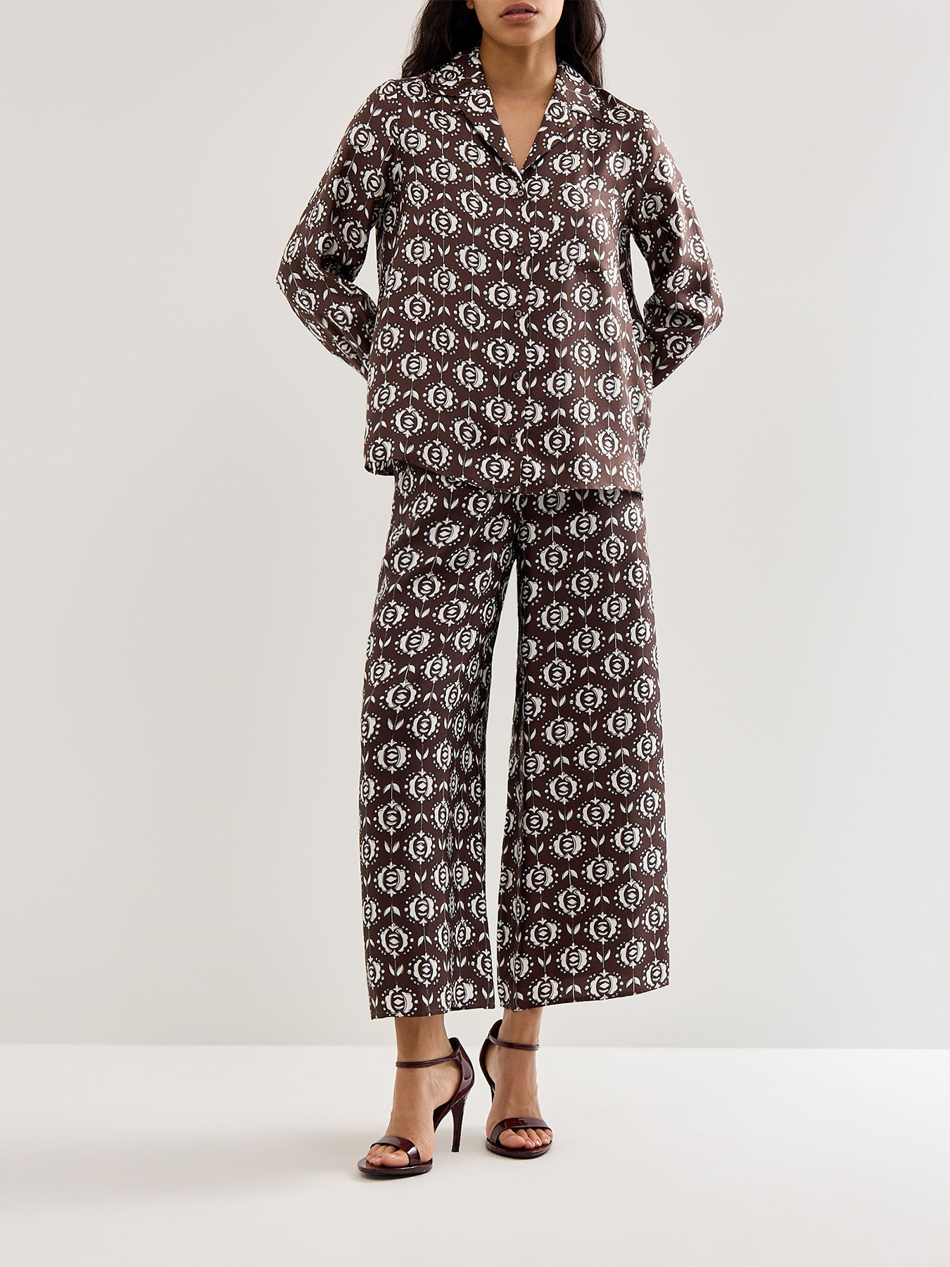 Weekend Tortona Printed Silk Trouser