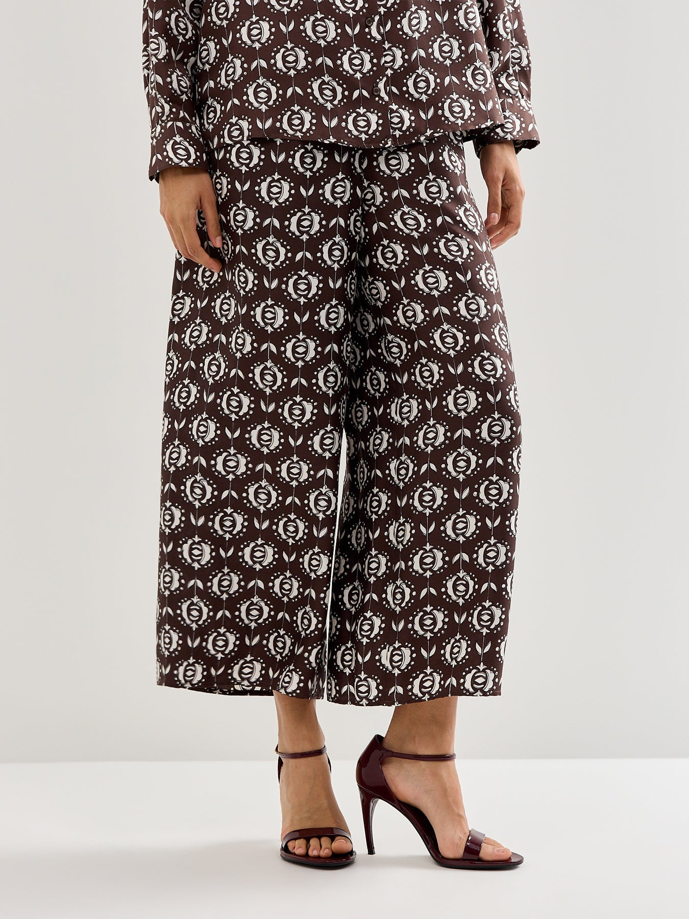 Weekend Tortona Printed Silk Trouser