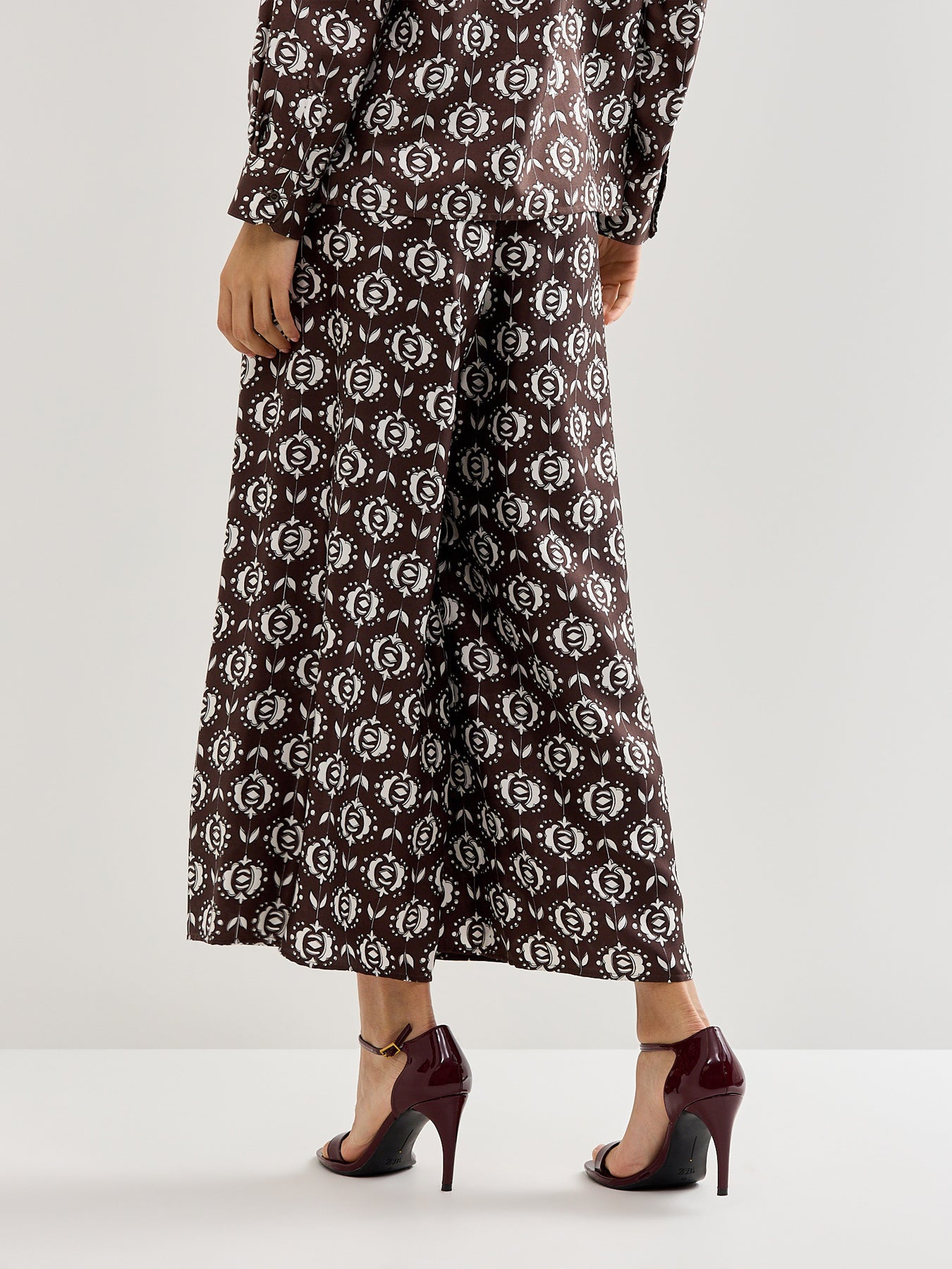 Weekend Tortona Printed Silk Trouser