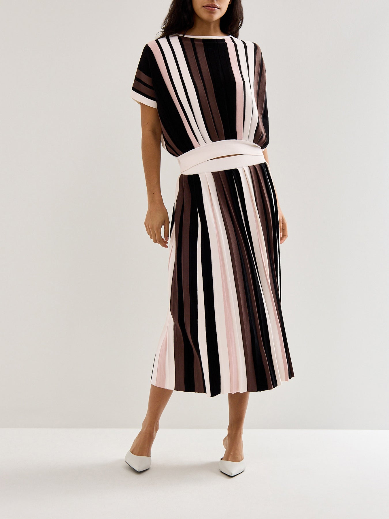 Weekend Pegola Striped Knit Tshirt