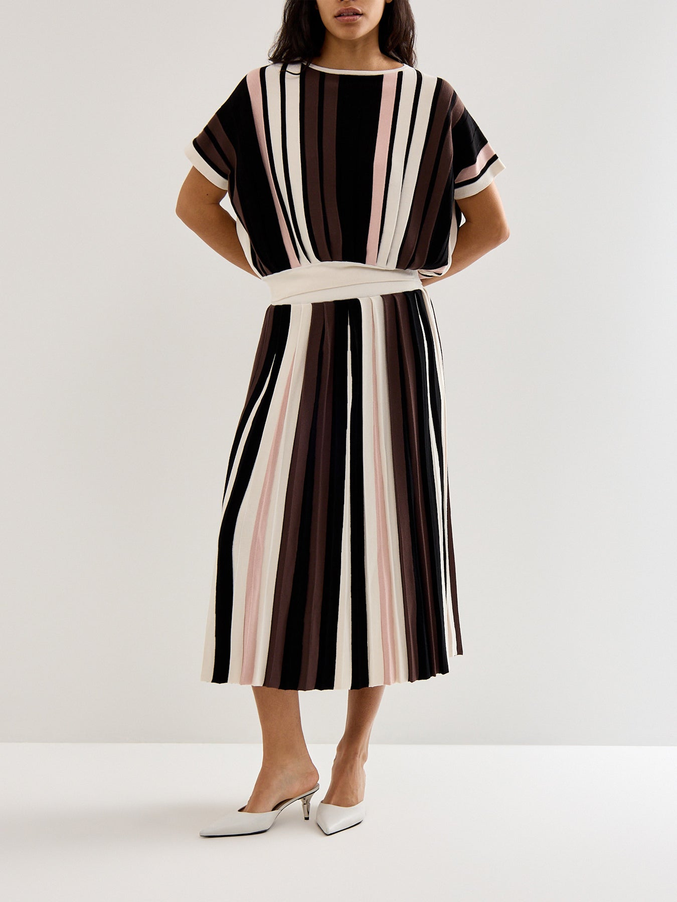 Weekend Pleiadi Striped Knit Skirt