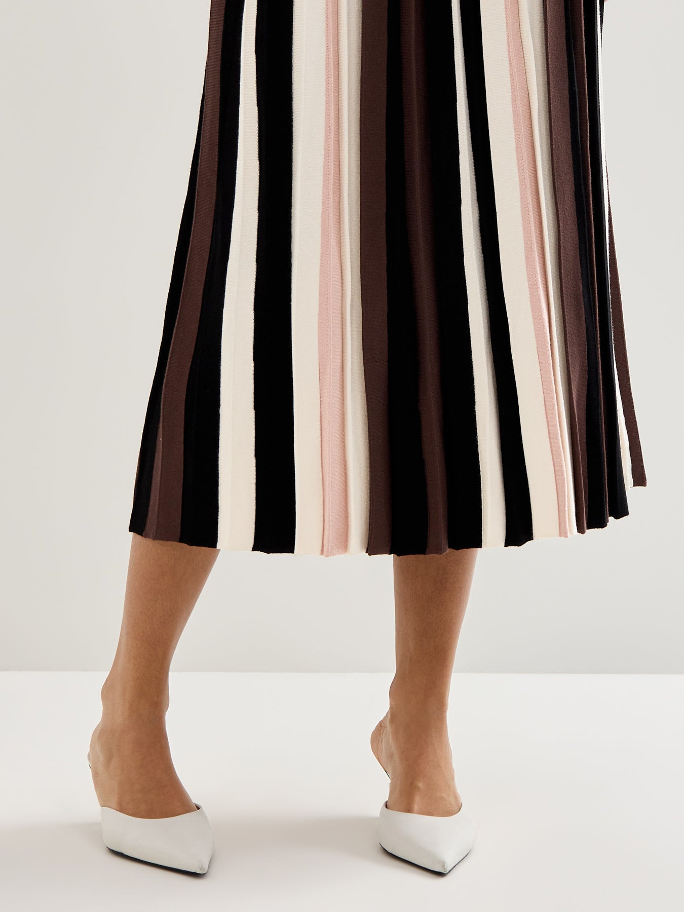 Weekend Pleiadi Striped Knit Skirt