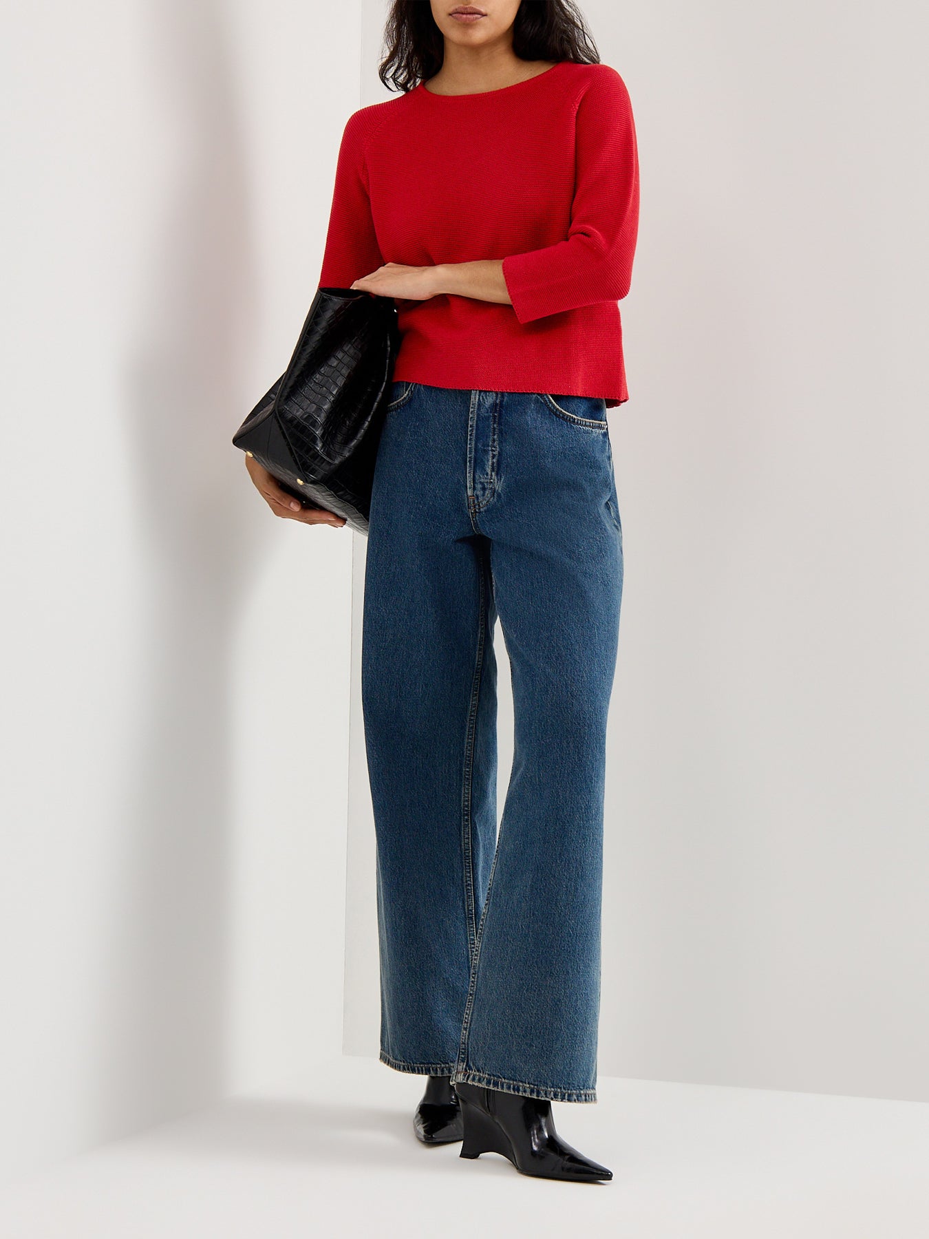 Weekend Addotto Crew Neck Bracelet Sleeve Knitwear