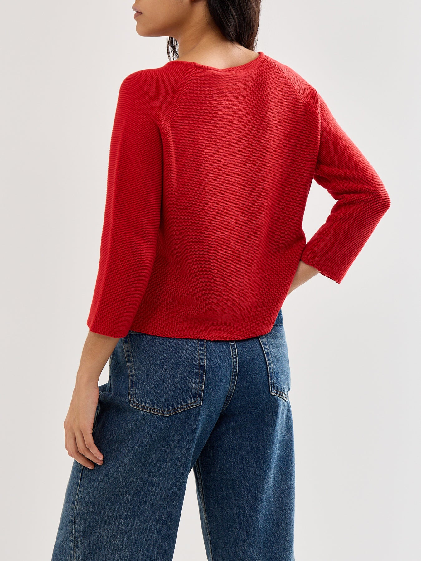 Weekend Addotto Crew Neck Bracelet Sleeve Knitwear