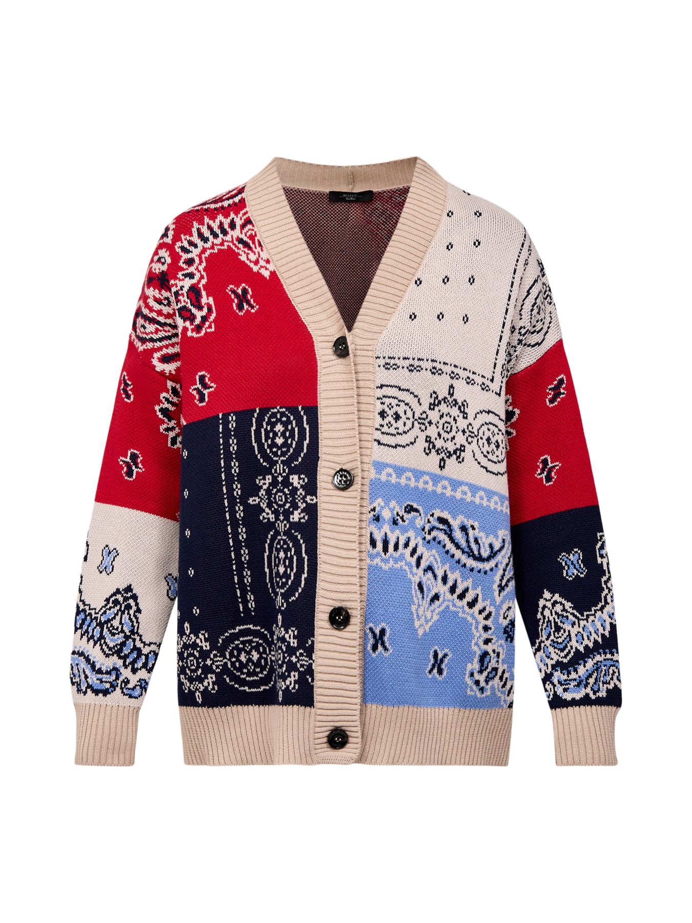 Weekend Baobab Bandana Patchwork Oversized Cardi