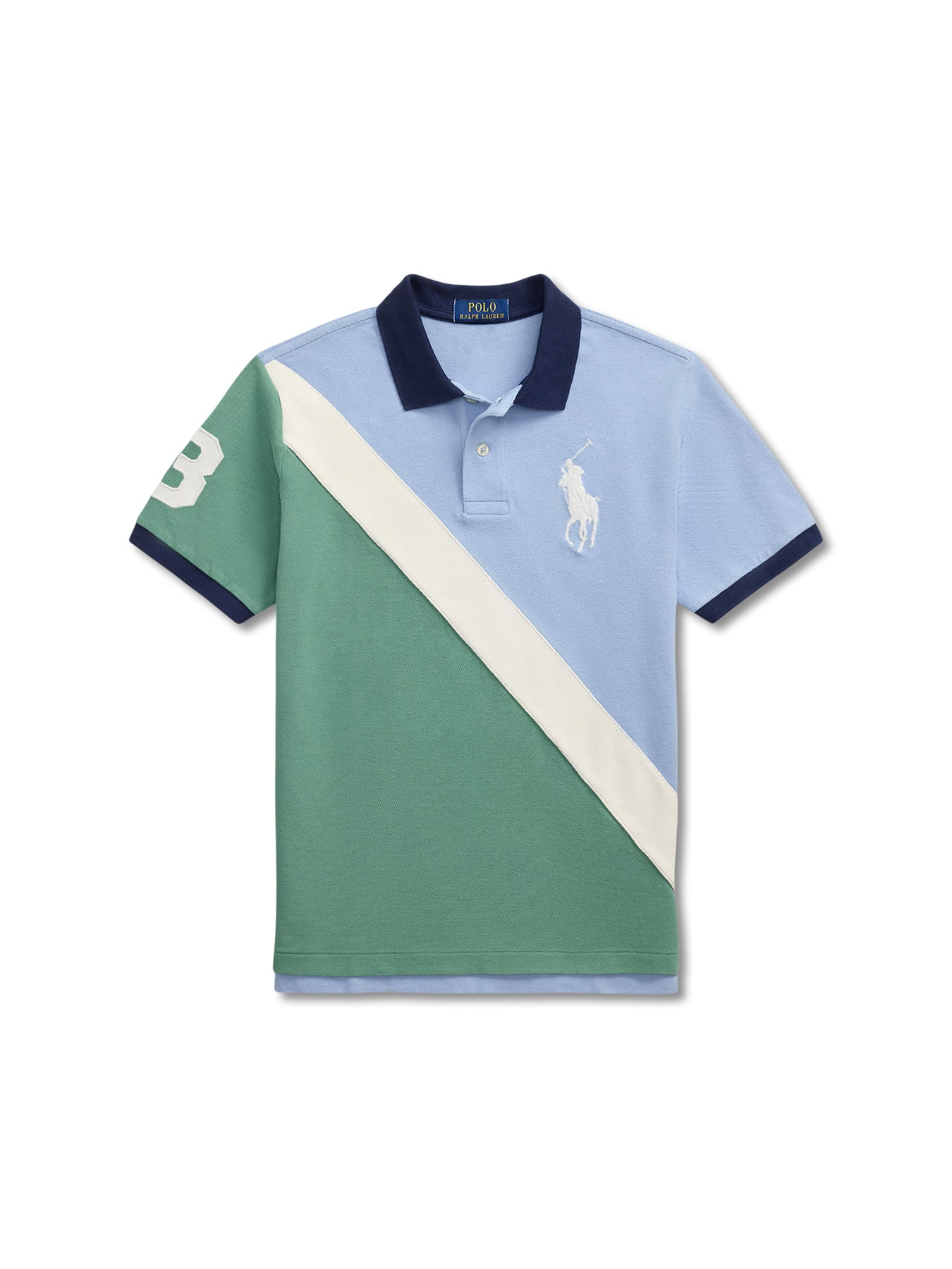 Knit Blue Green Polo shirt