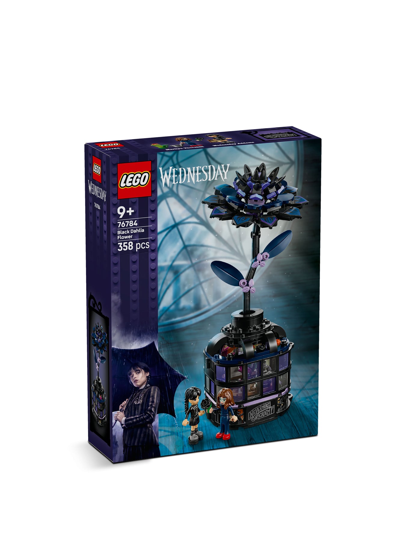 LEGO Wednesday Black Dahlia Flower Toy 76784