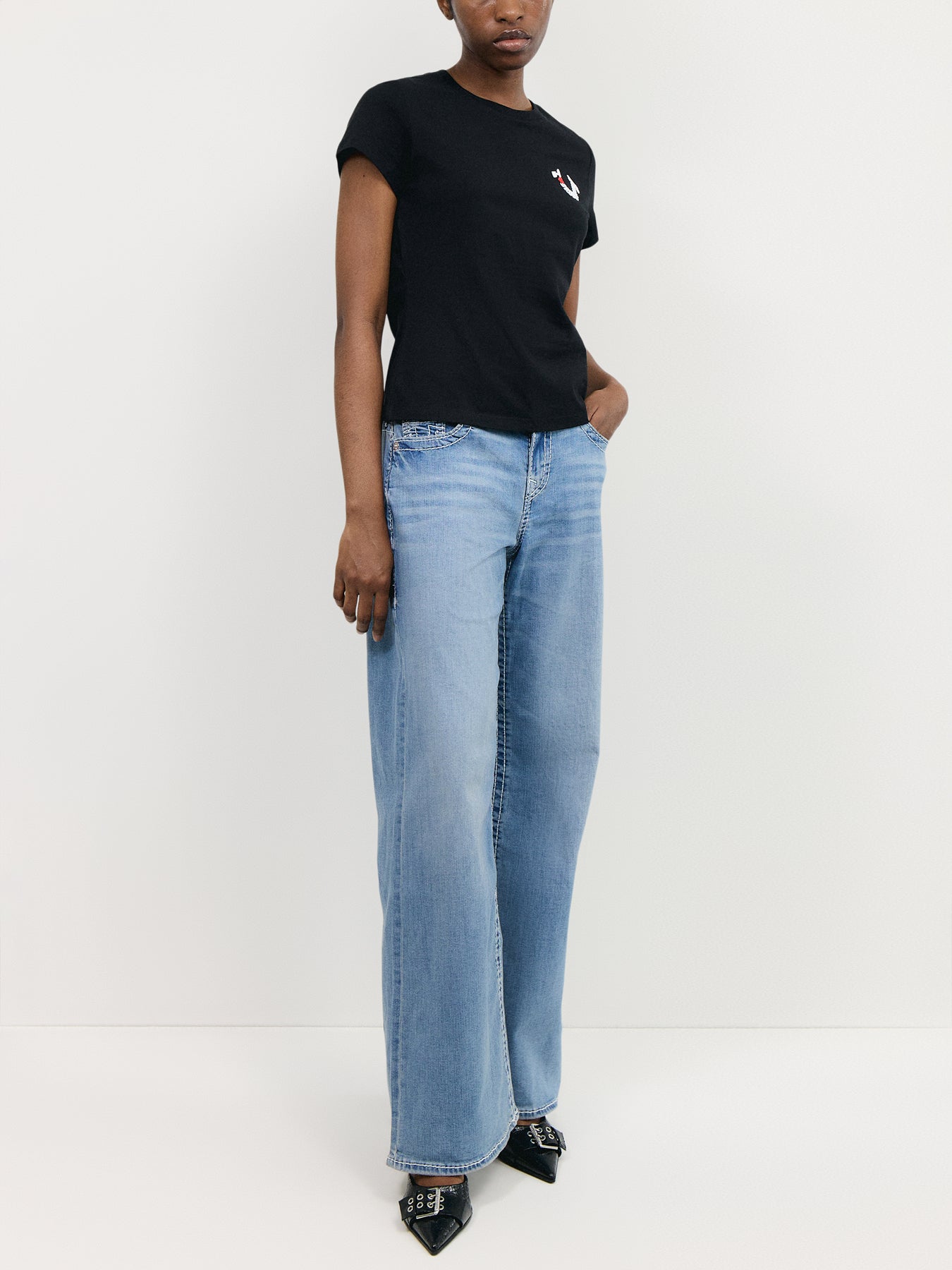 Embroidered True Religion Tee