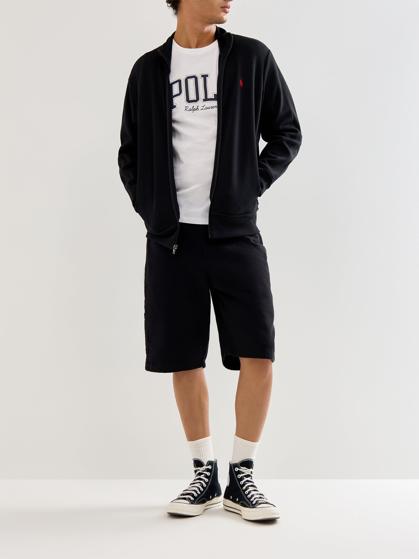 Polo Short Sleeves Cotton Tee White