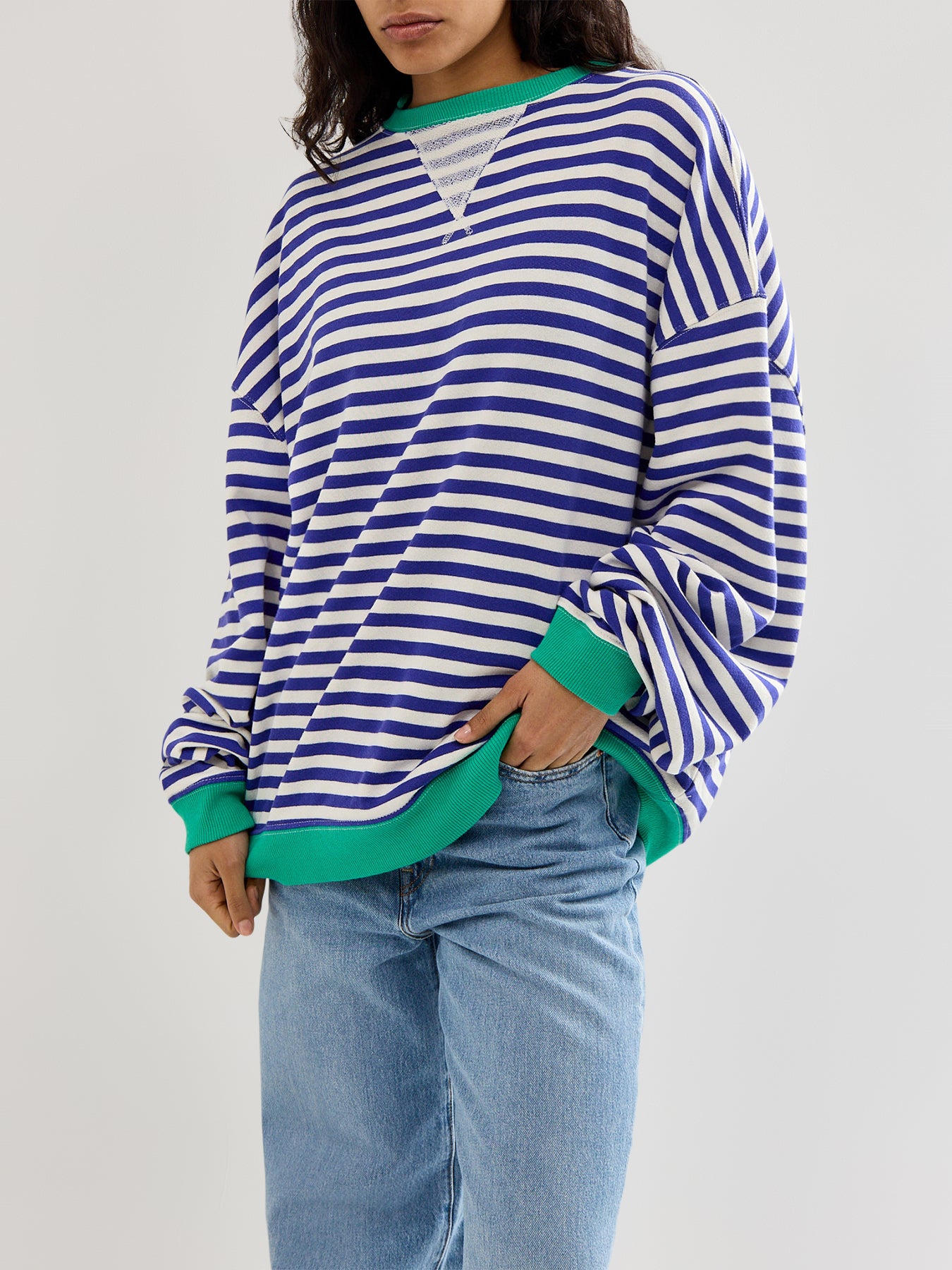 Classic Striped Crew